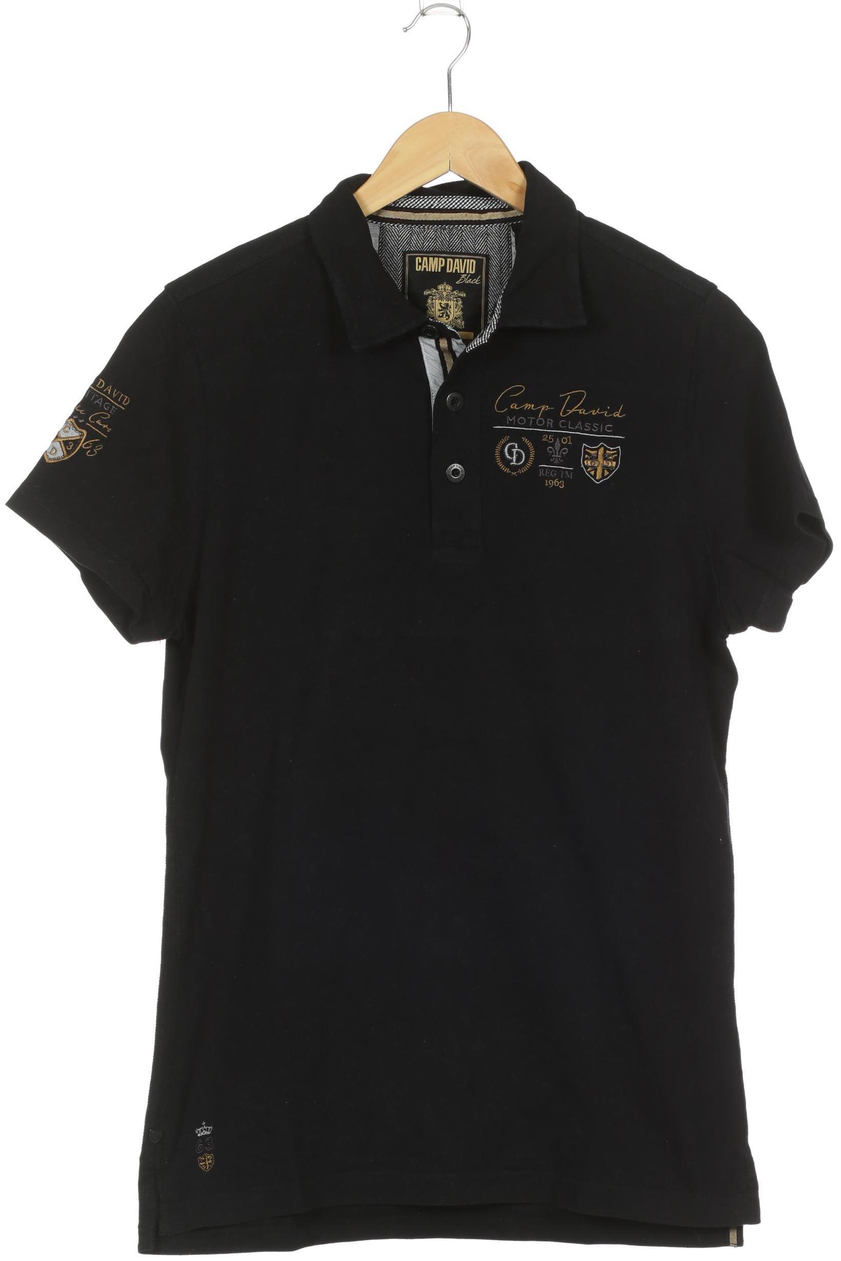 

Camp David Herren Poloshirt, schwarz, Gr.