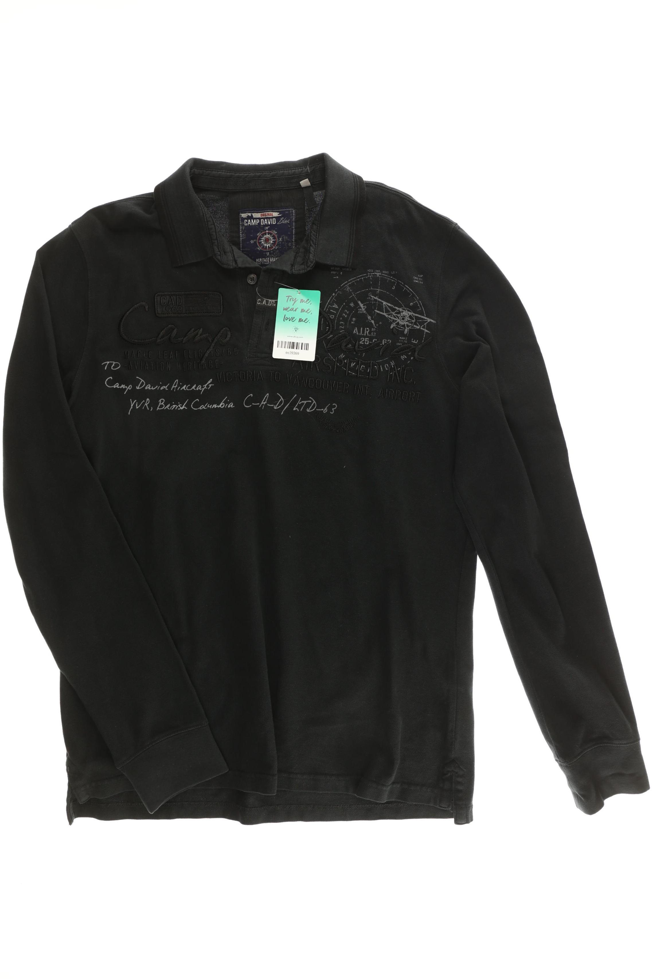 

Camp David Herren Poloshirt, schwarz, Gr.