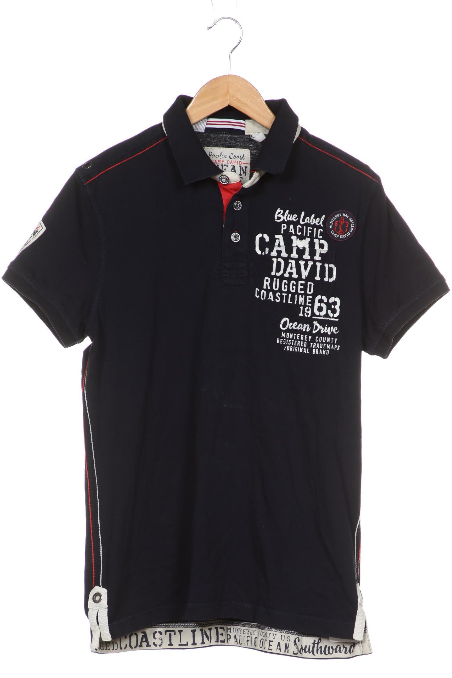 

Camp David Herren Poloshirt, blau, Gr.