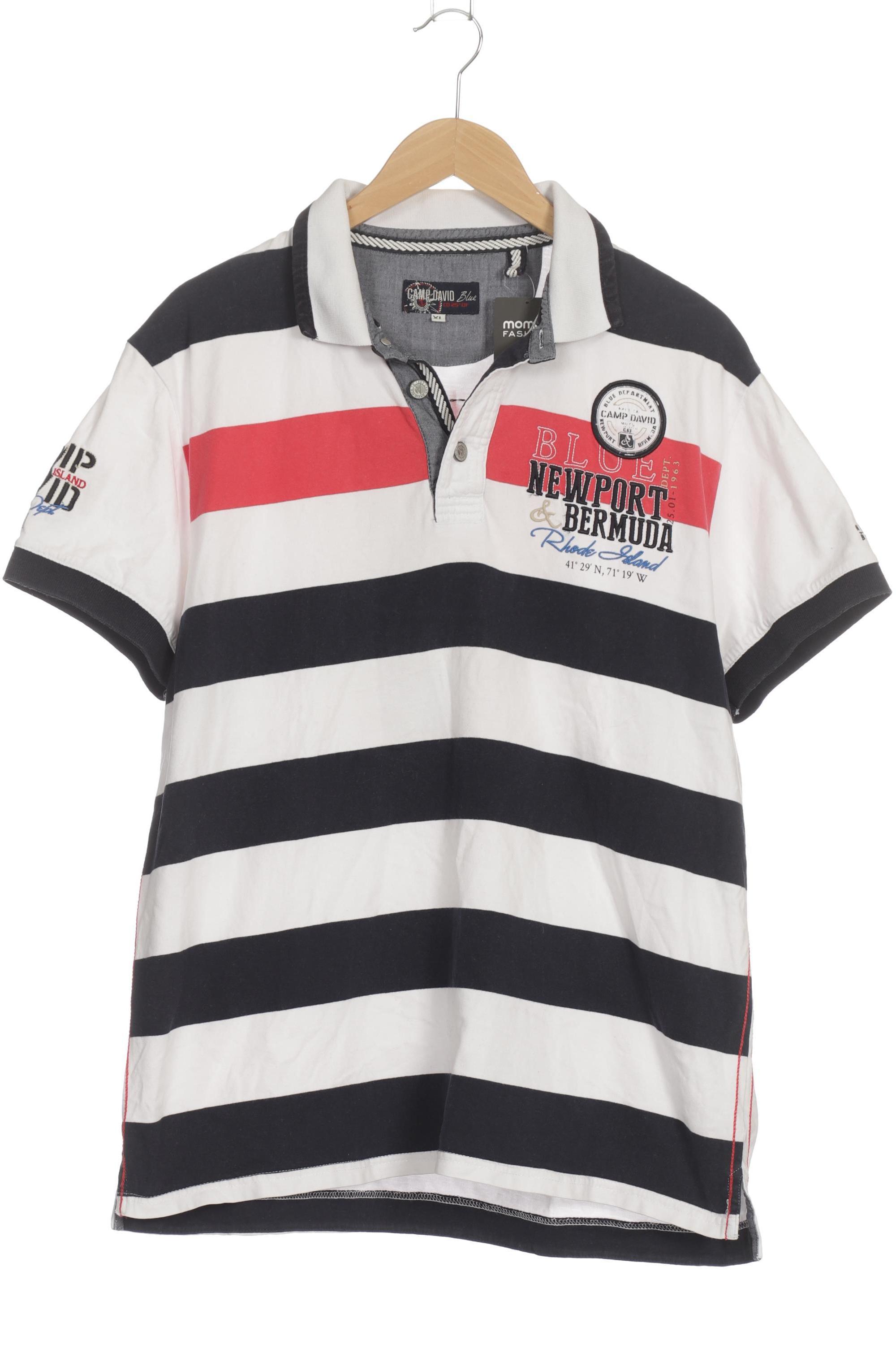 

Camp David Herren Poloshirt, weiß, Gr.