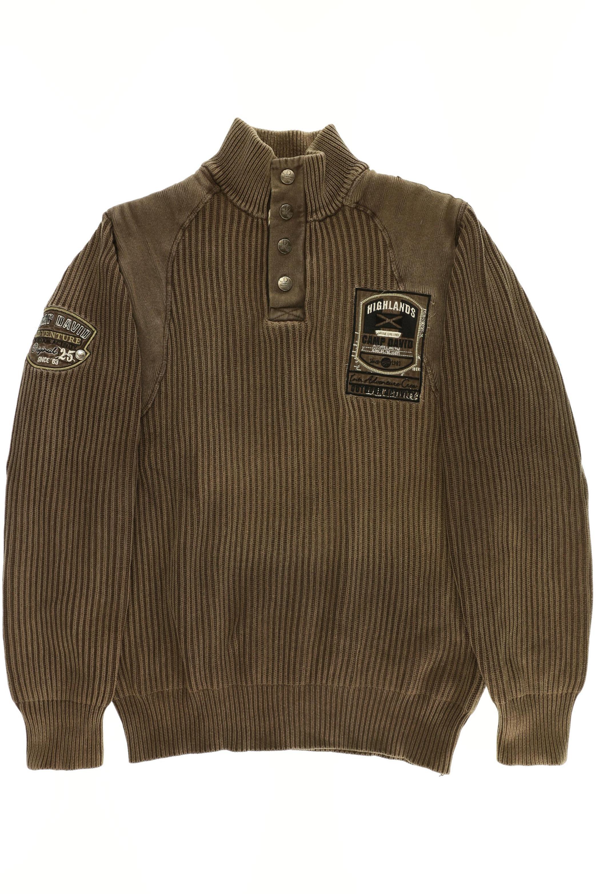 Thumbnail - Camp David Herren Pullover, braun, Gr.