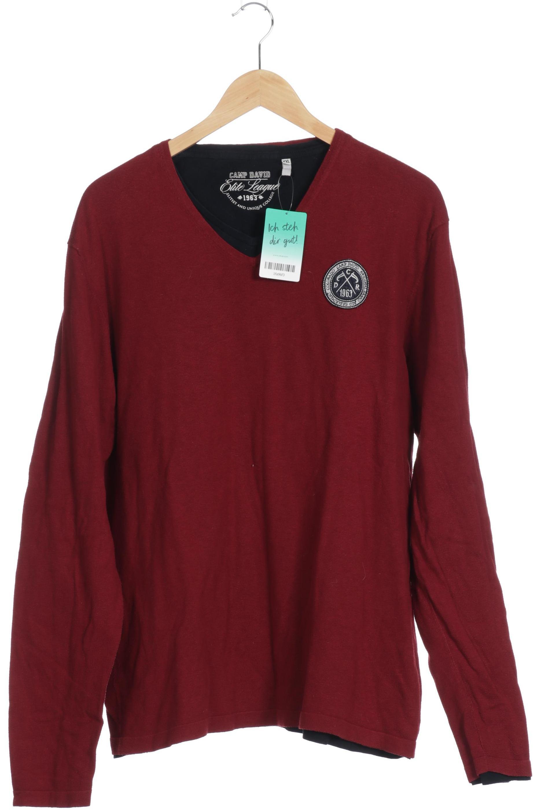 

Camp David Herren Pullover, rot, Gr.