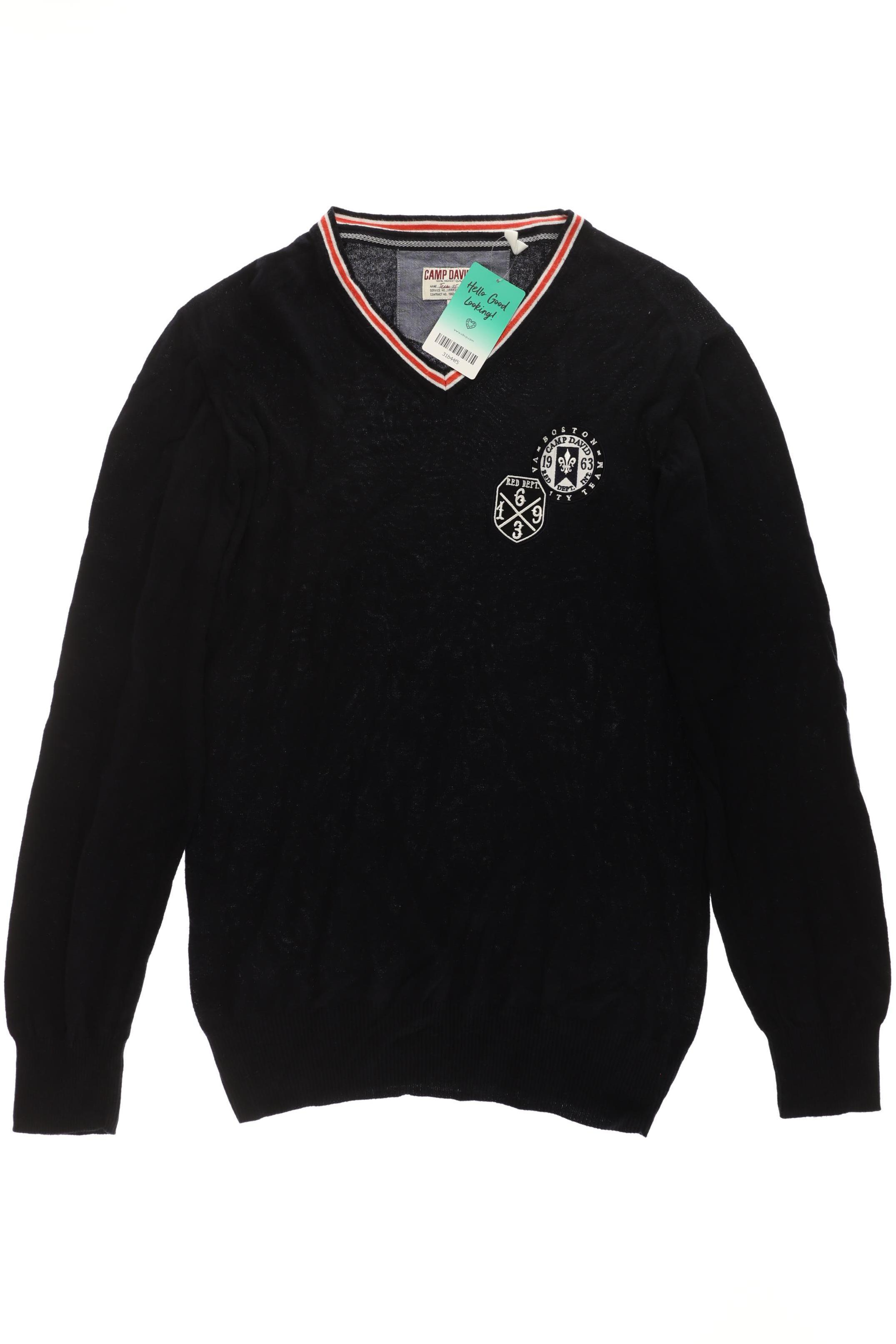 Thumbnail - Camp David Herren Pullover, schwarz, Gr.