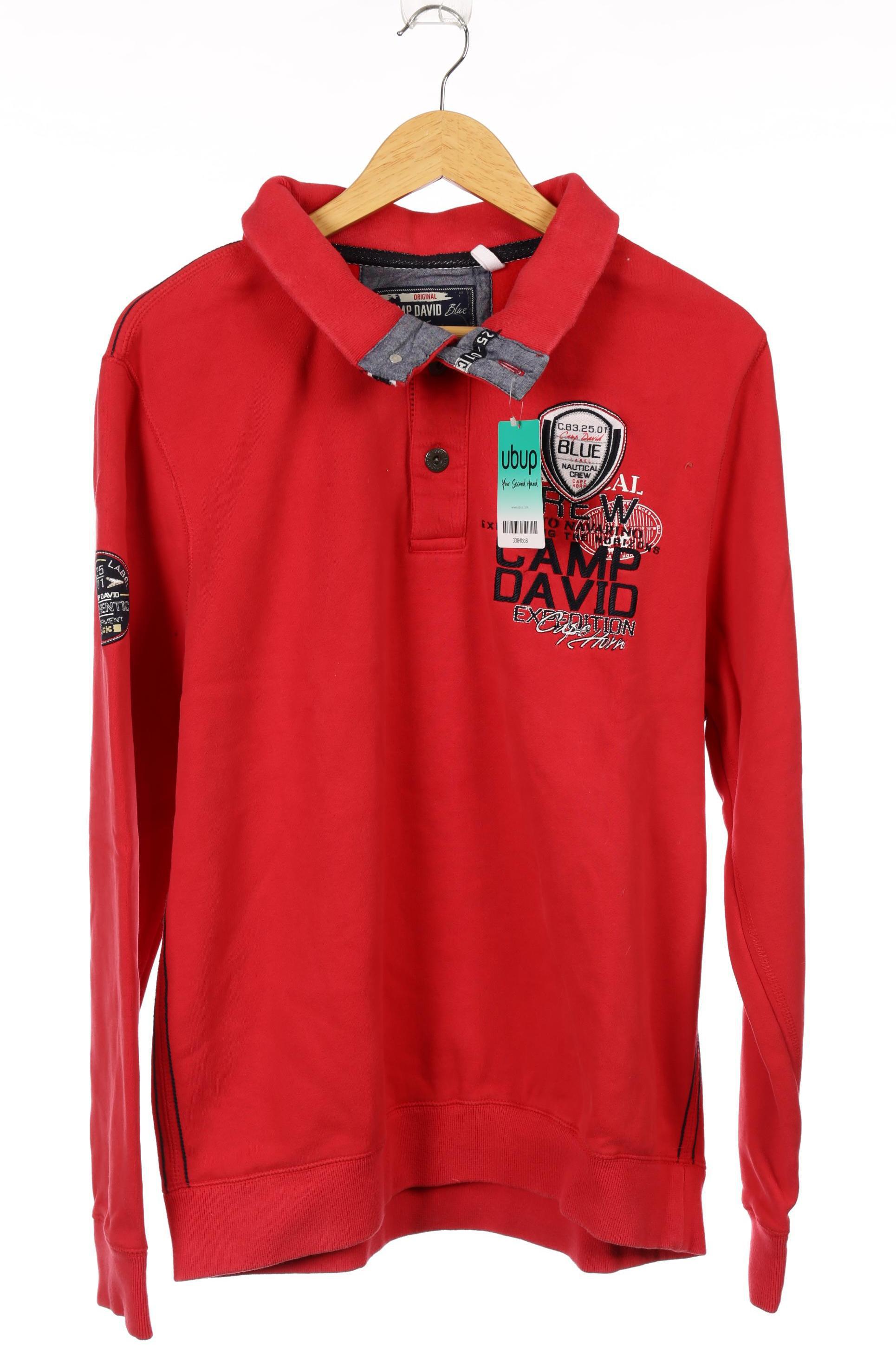 

Camp David Herren Pullover, rot, Gr.