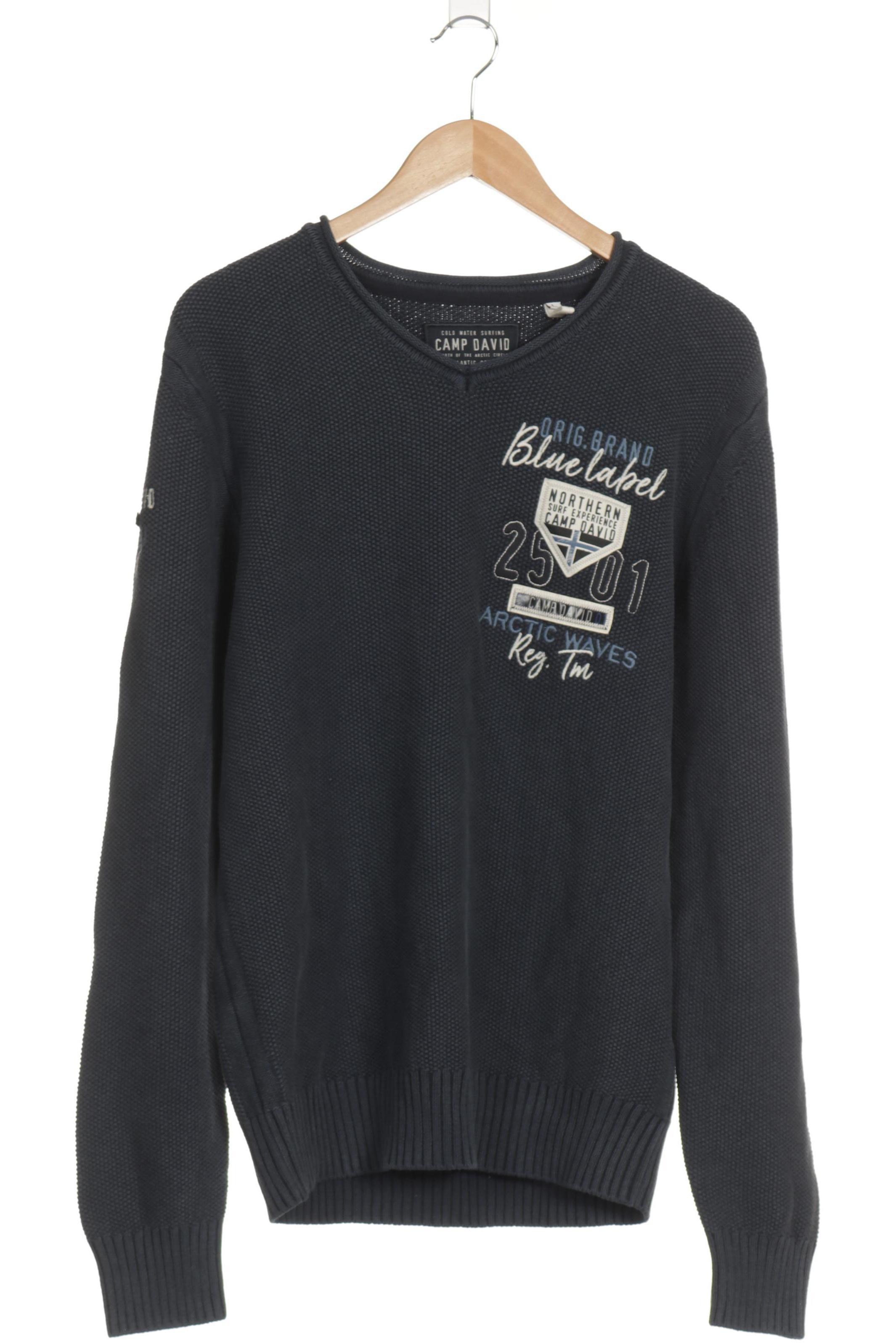 

Camp David Herren Pullover, blau, Gr.