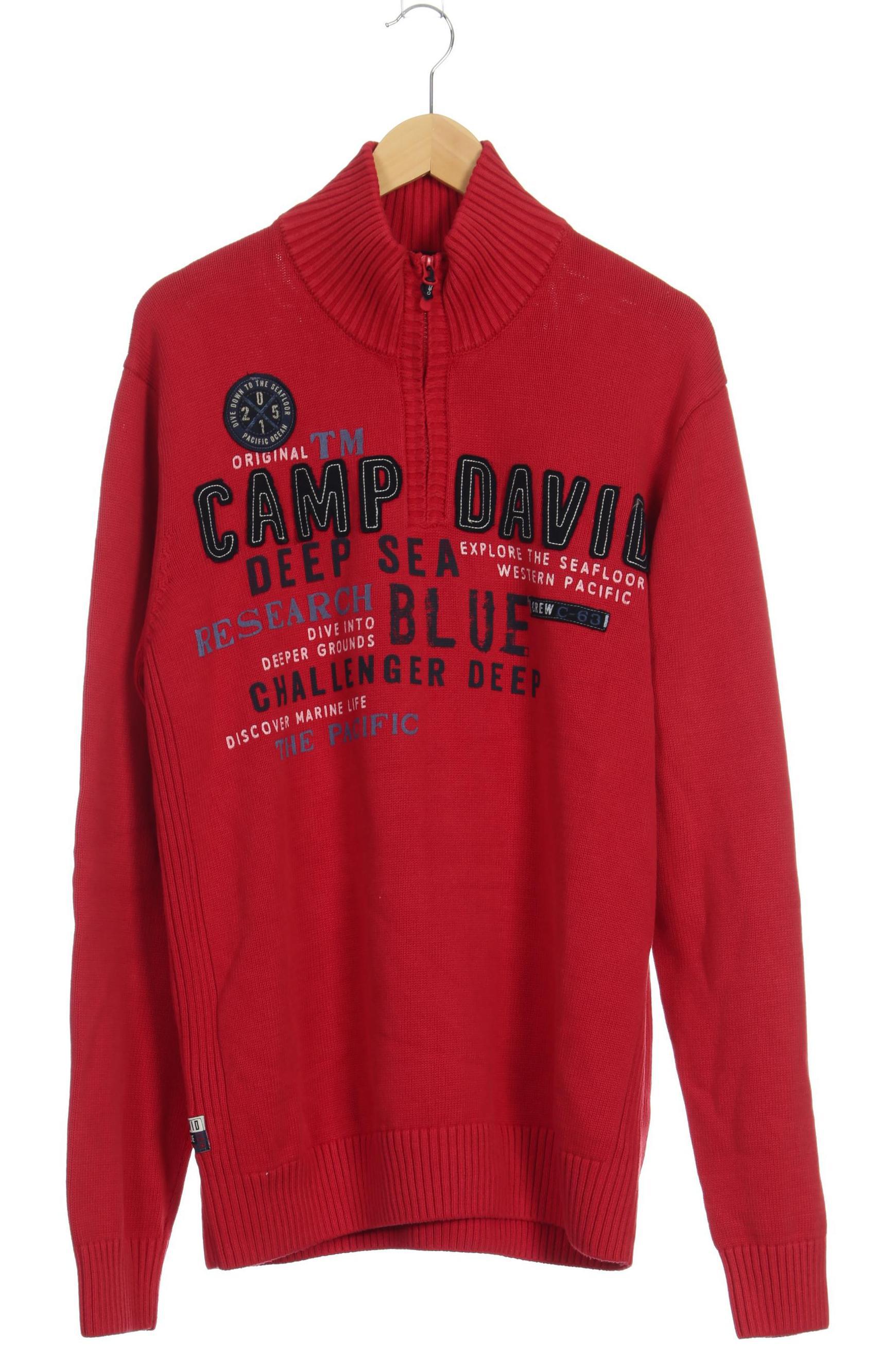 

Camp David Herren Pullover, rot, Gr.