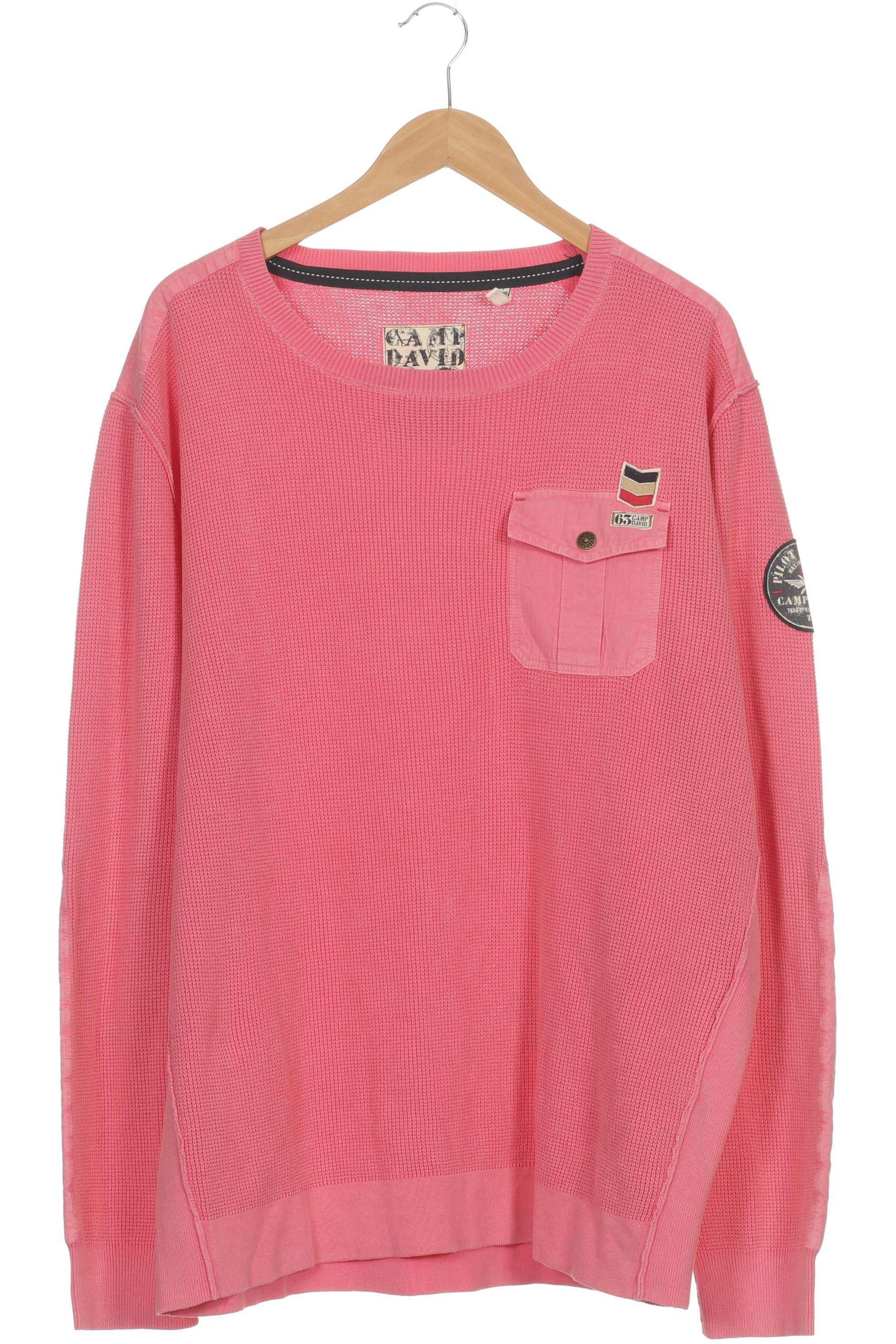 

Camp David Herren Pullover, pink, Gr.