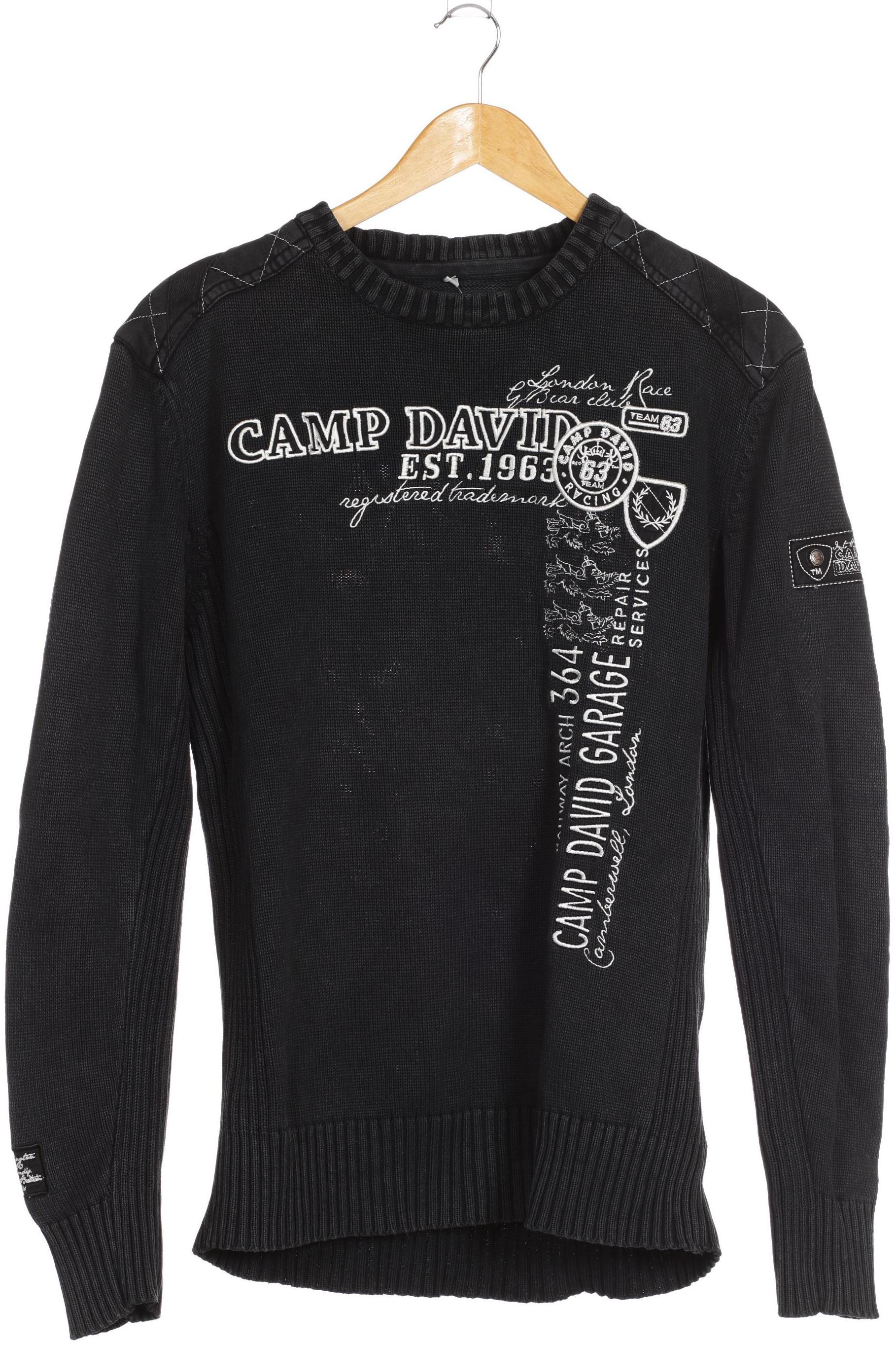 

Camp David Herren Pullover, schwarz, Gr.