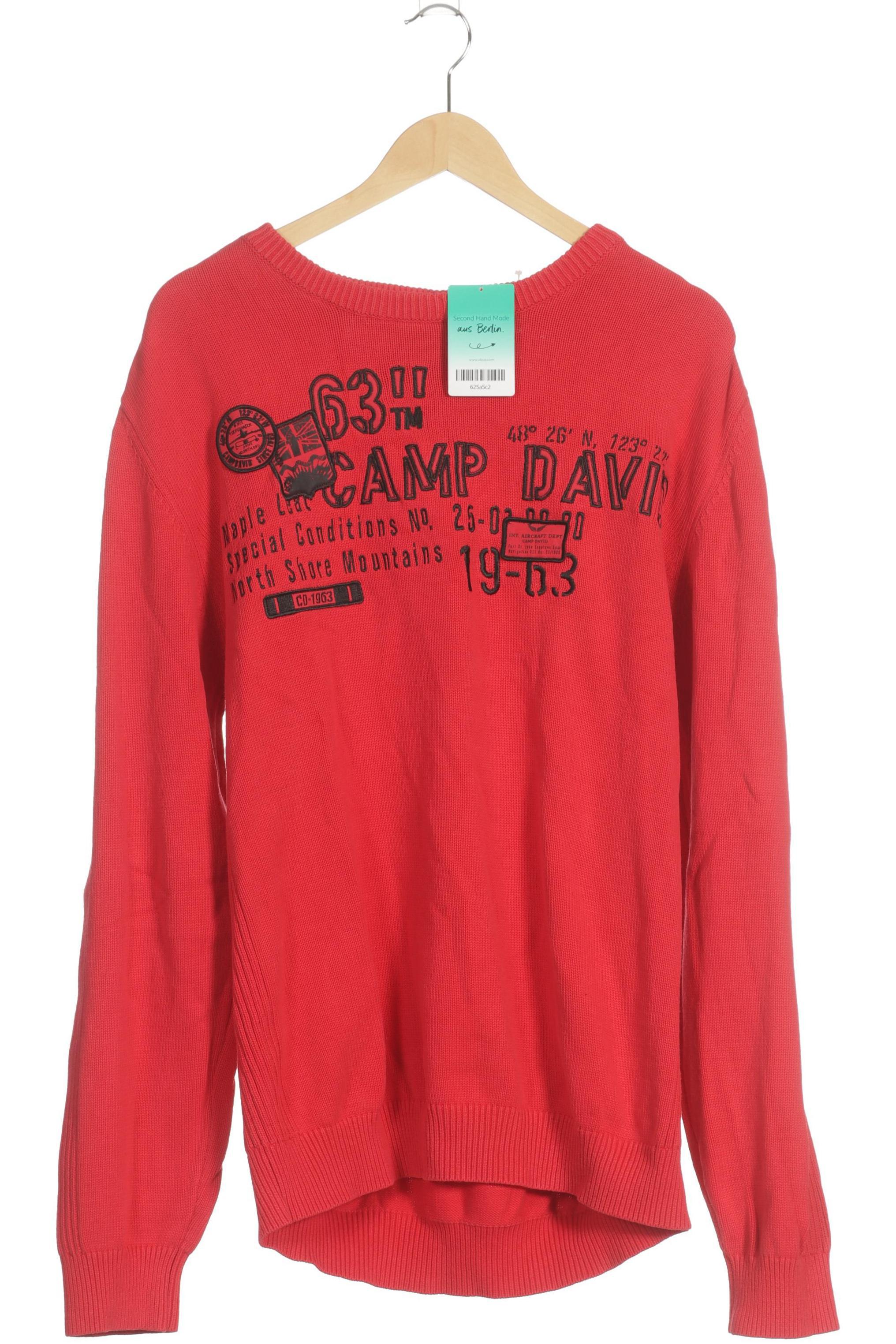 

Camp David Herren Pullover, rot, Gr.