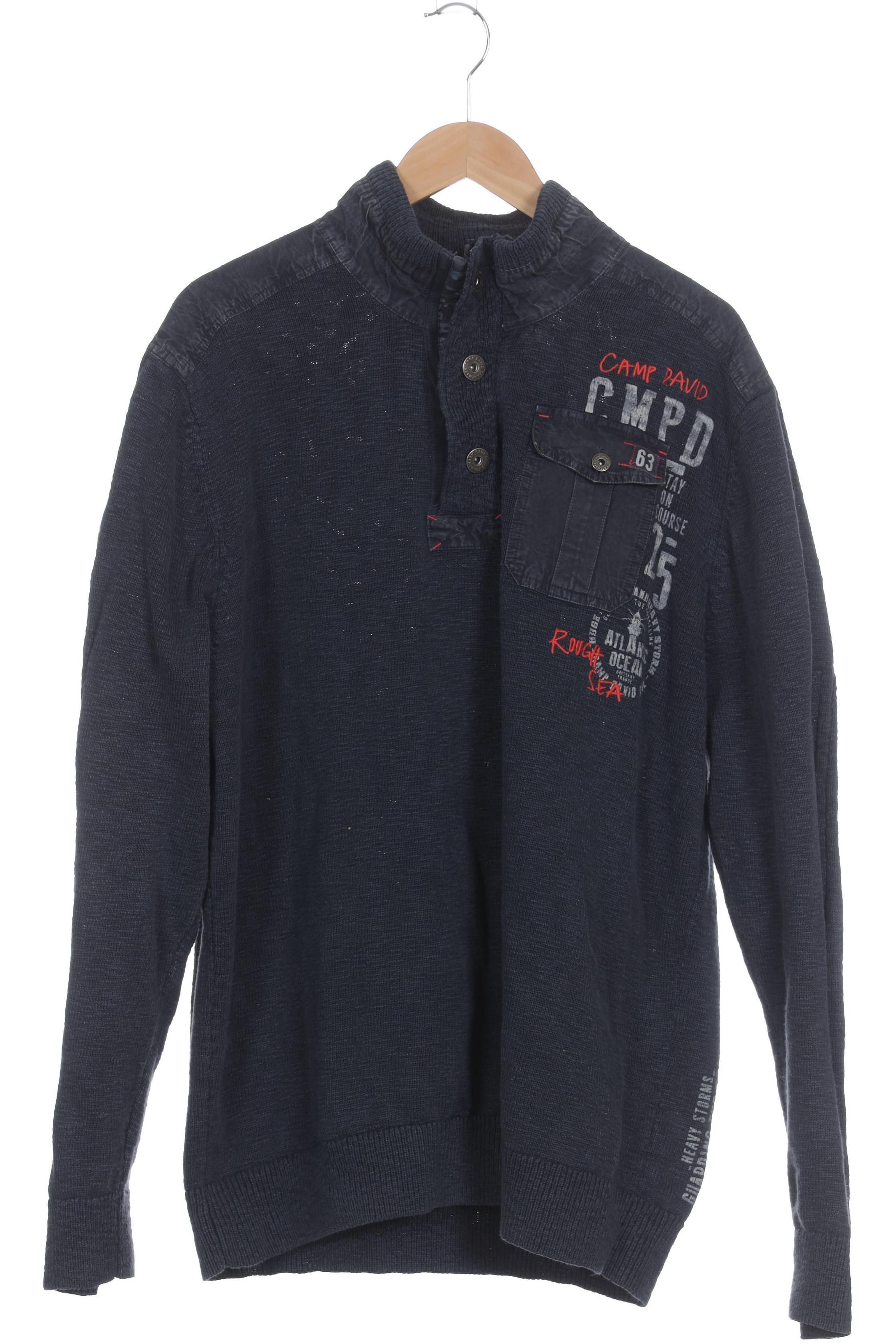 

Camp David Herren Pullover, blau, Gr.