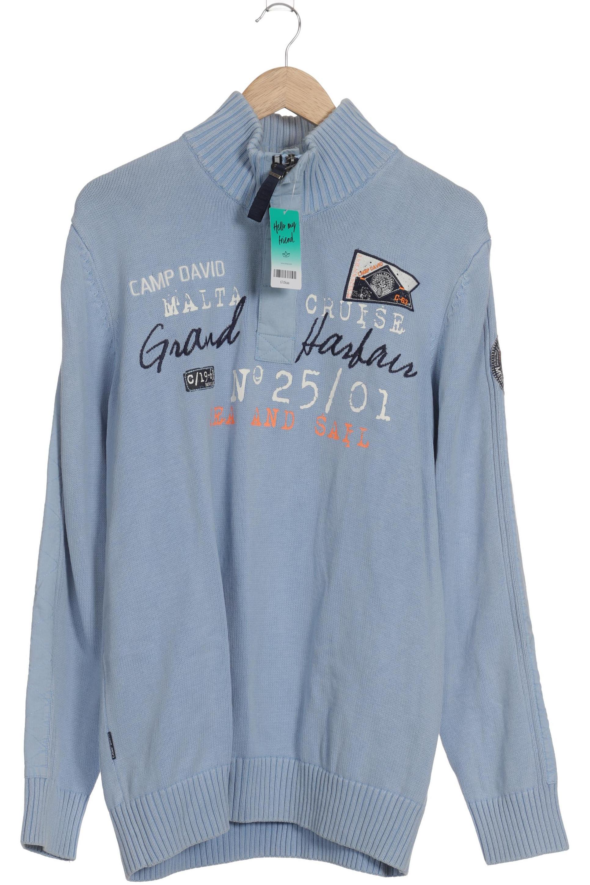 

Camp David Herren Pullover, blau, Gr.