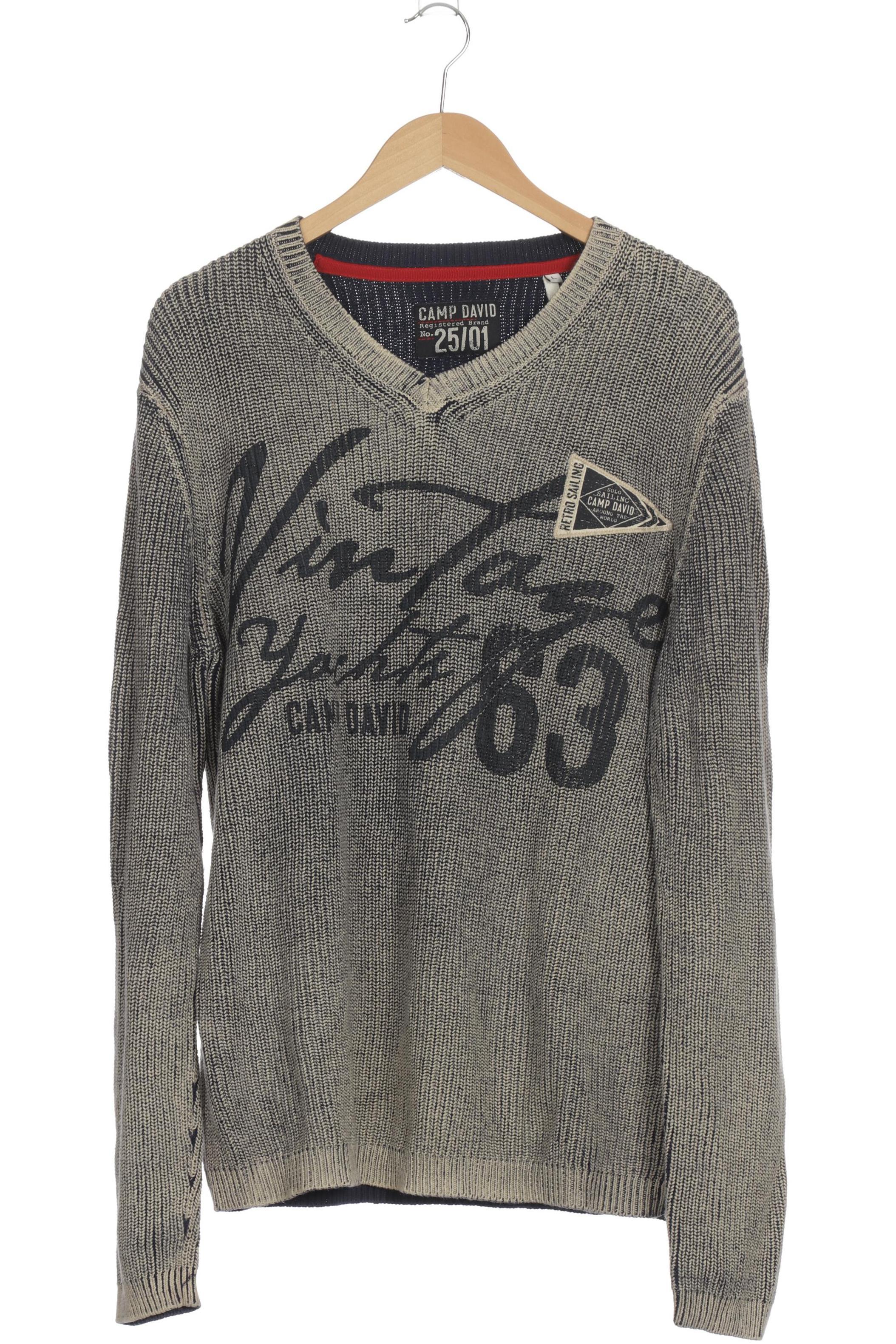 

Camp David Herren Pullover, grau, Gr.