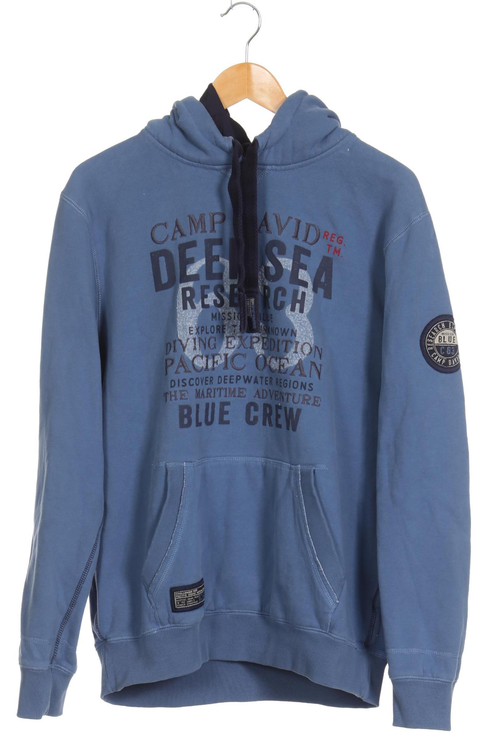 

Camp David Herren Kapuzenpullover, blau, Gr.