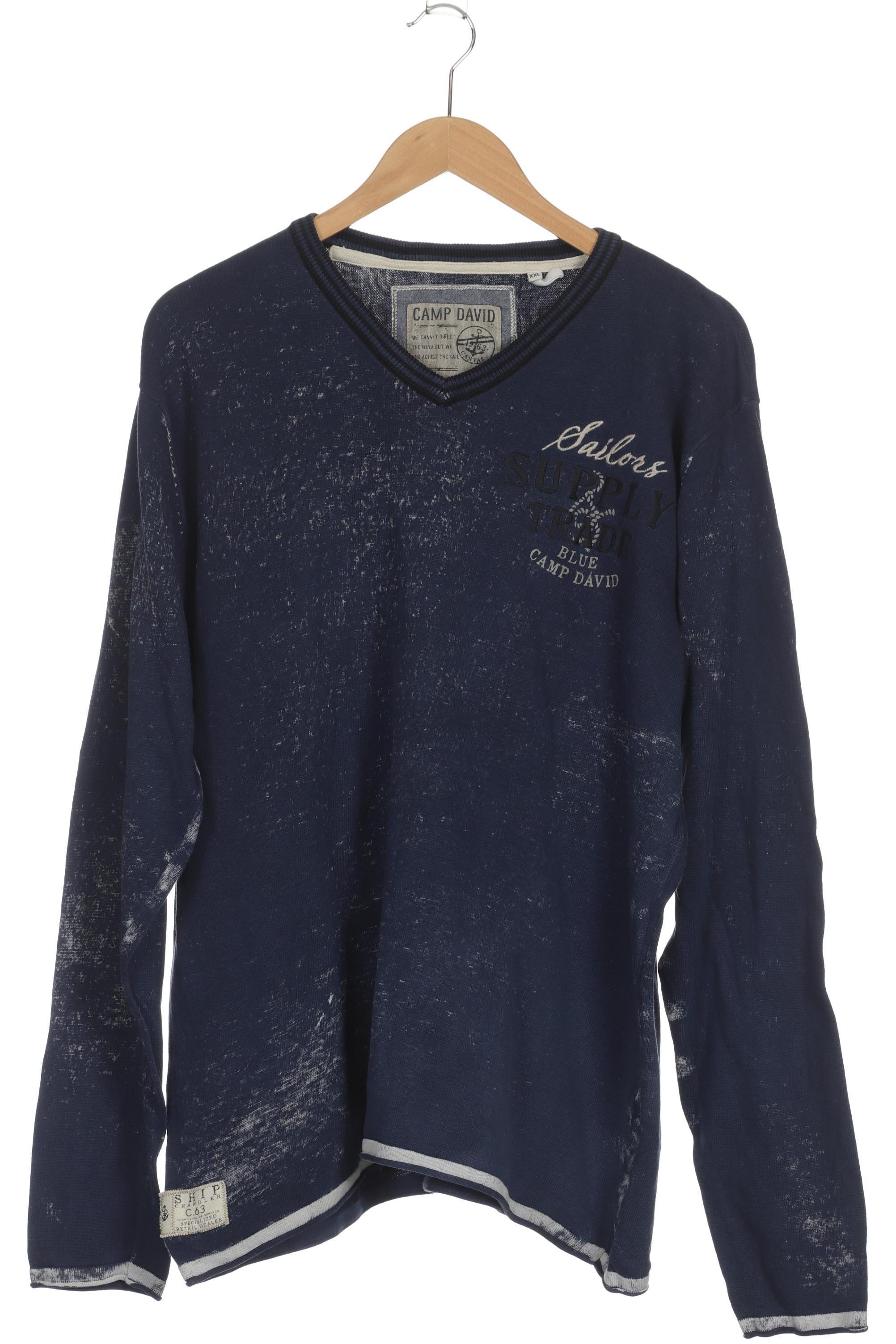 

Camp David Herren Pullover, blau, Gr.