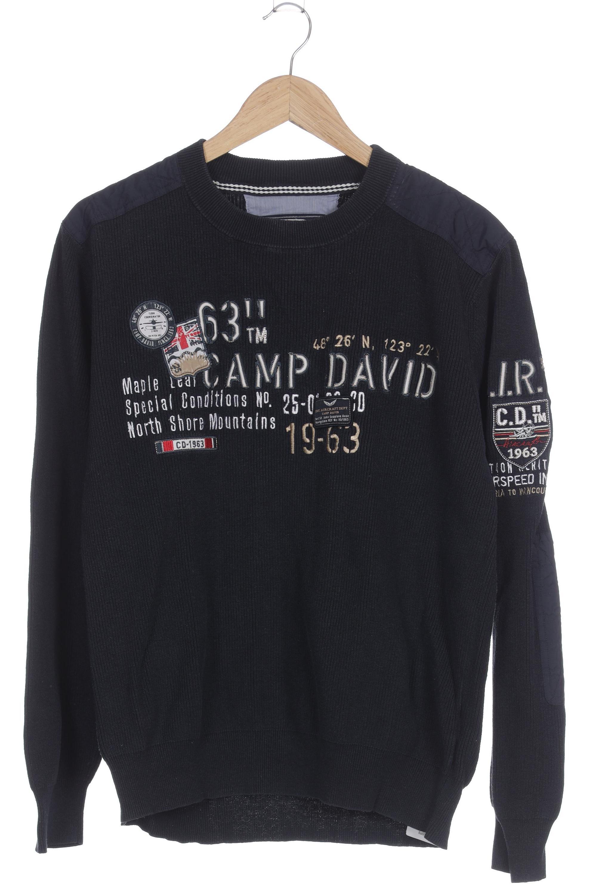 

Camp David Herren Pullover, blau, Gr.