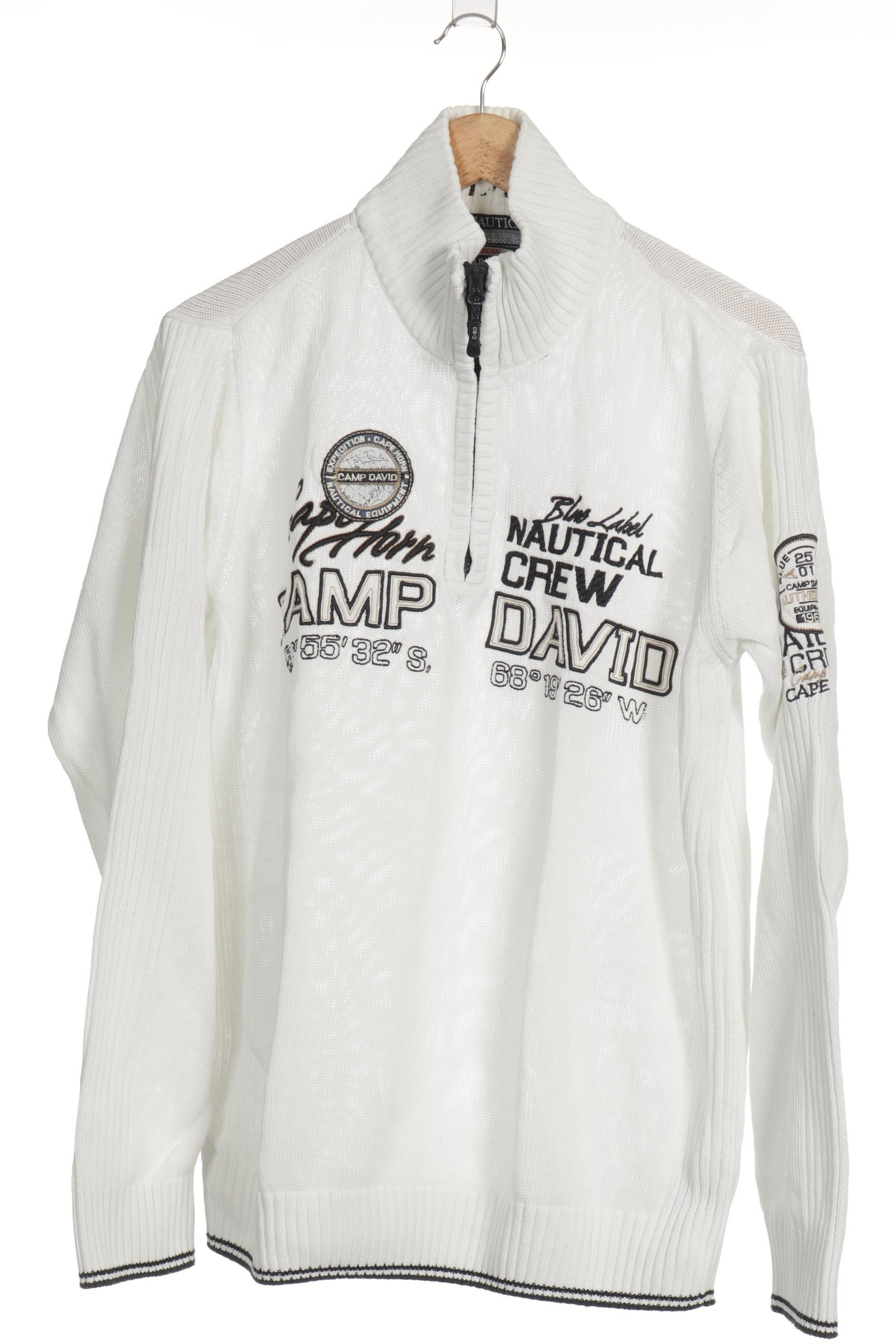 

Camp David Herren Pullover, weiß, Gr.