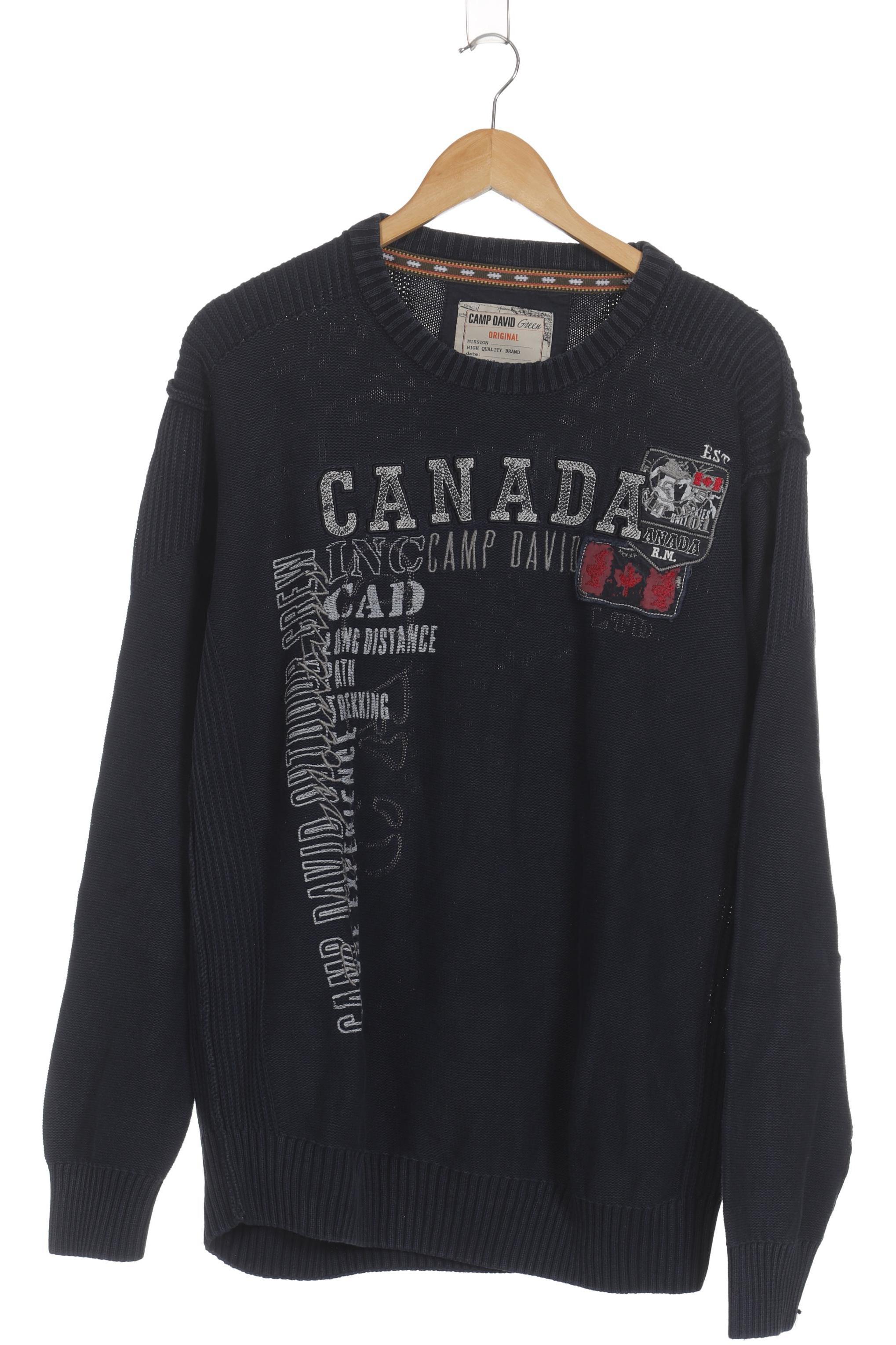 

Camp David Herren Pullover, blau, Gr.