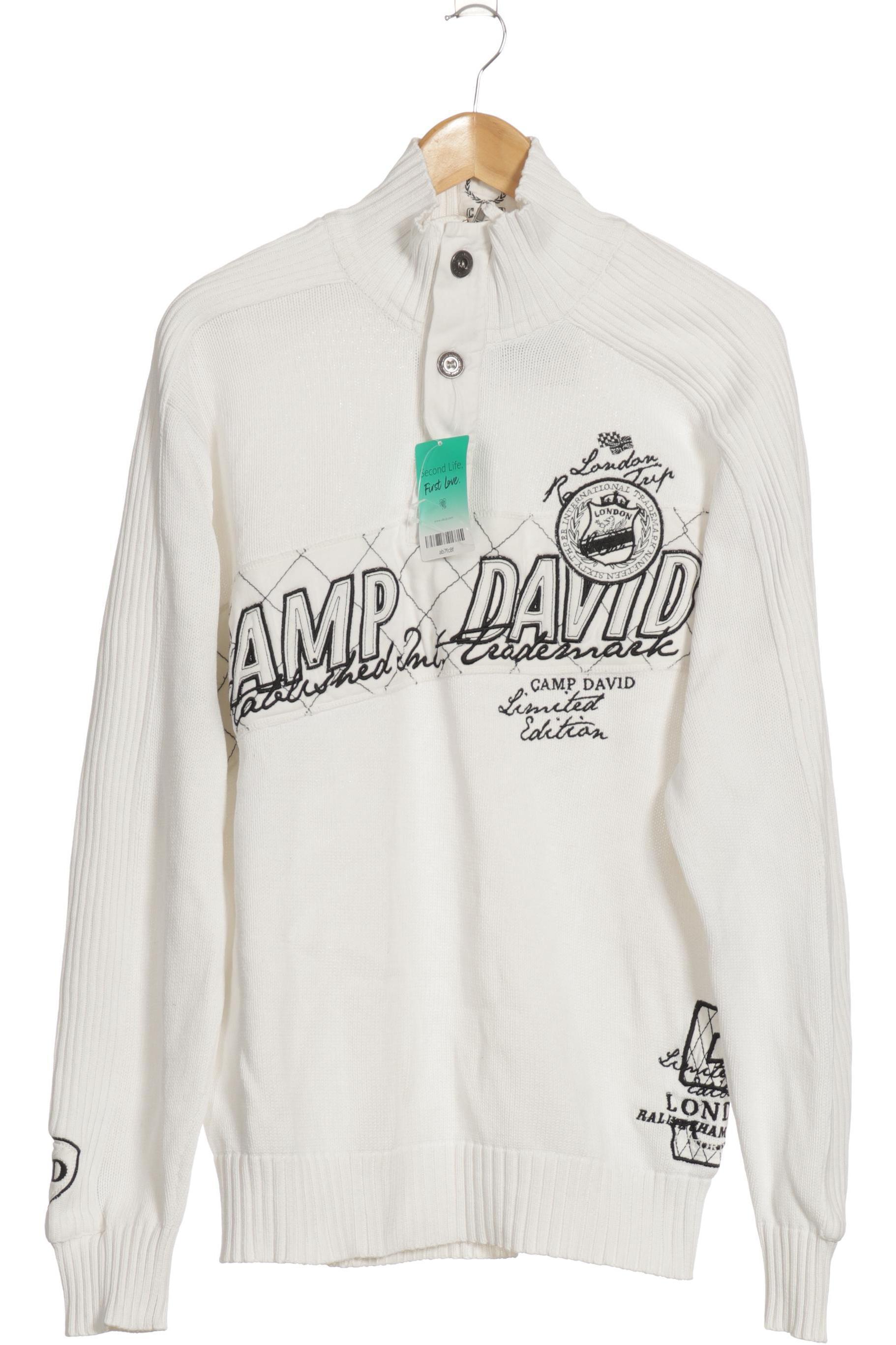 

Camp David Herren Pullover, weiß, Gr.