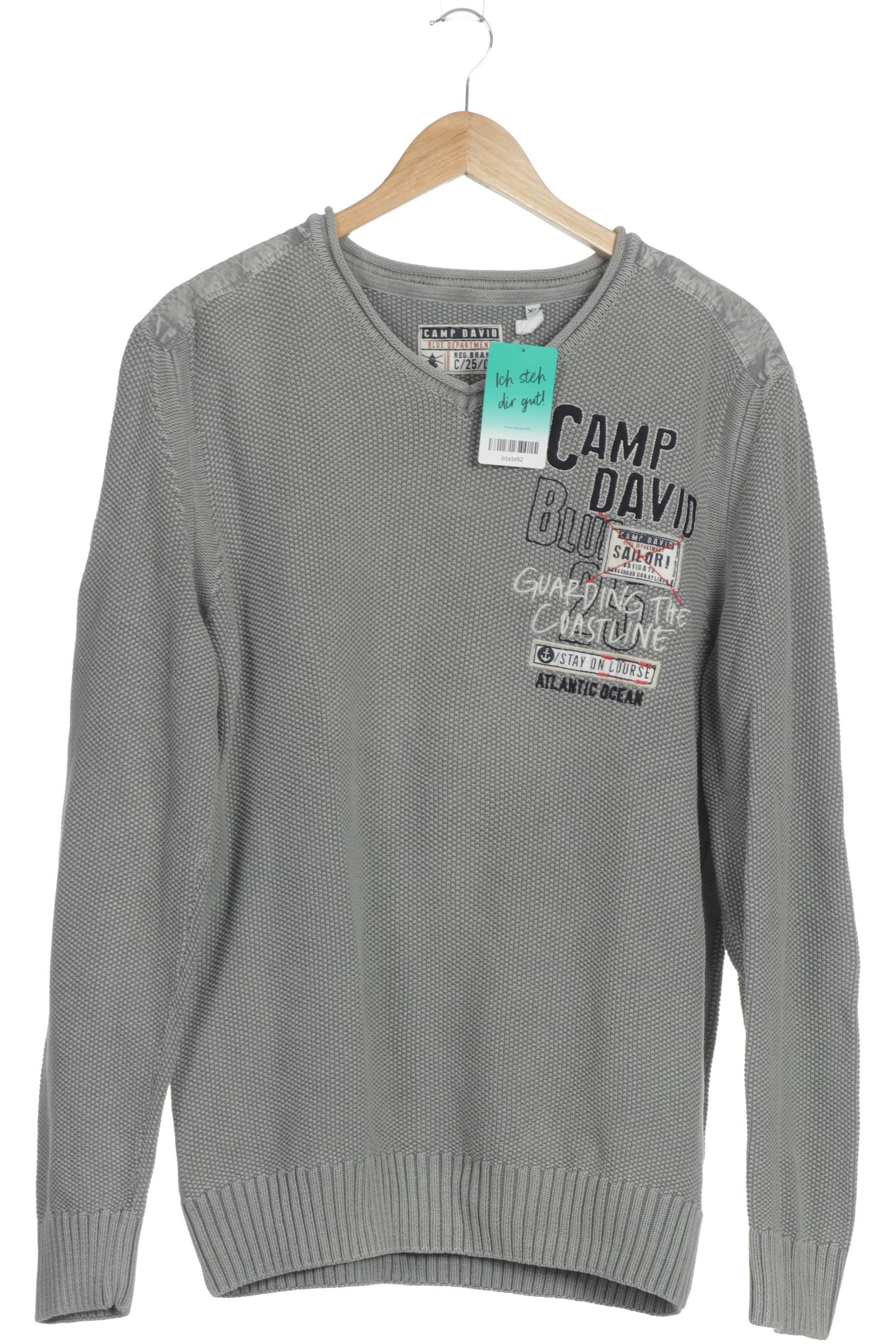 

Camp David Herren Pullover, grau, Gr.