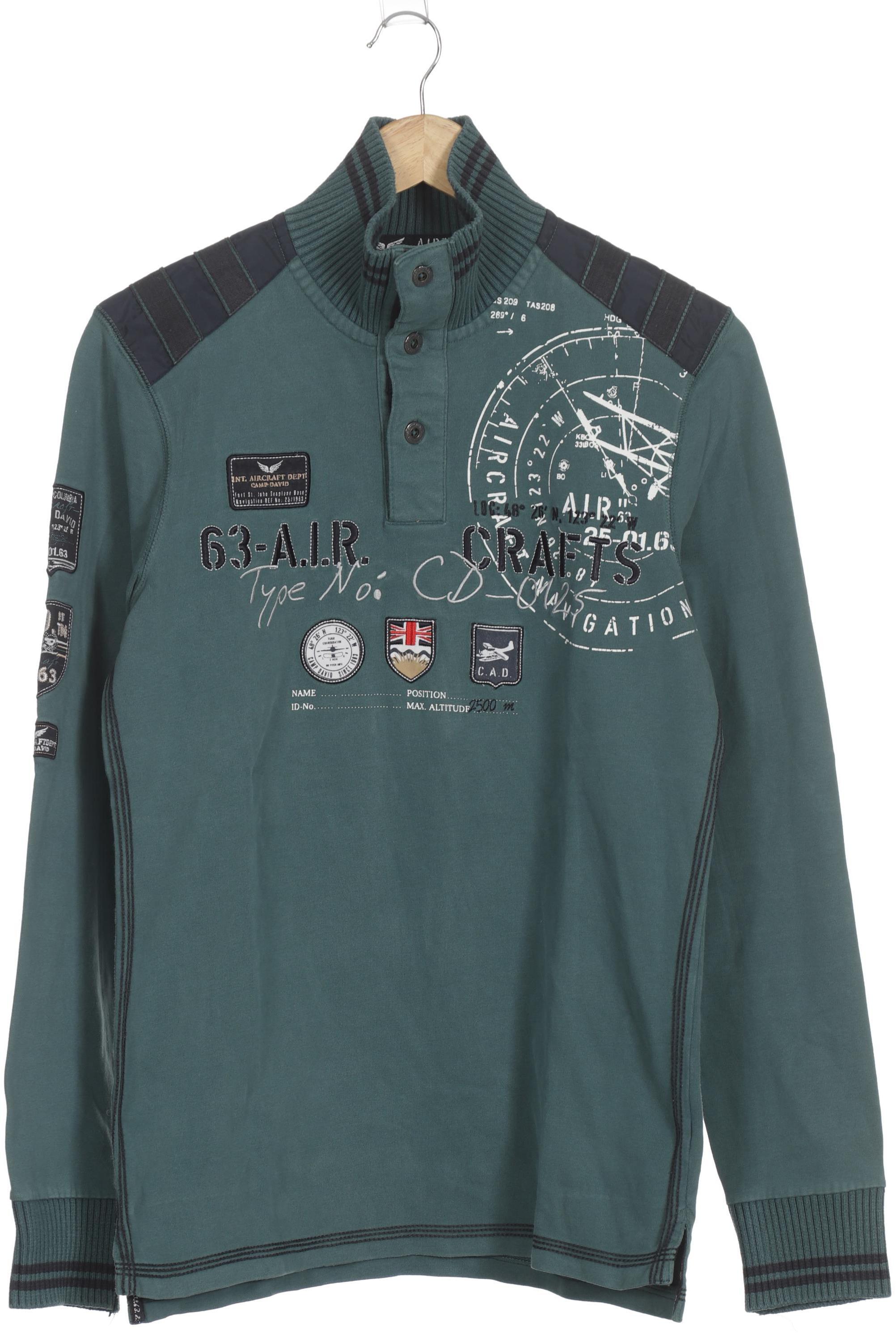 

Camp David Herren Pullover, türkis, Gr.