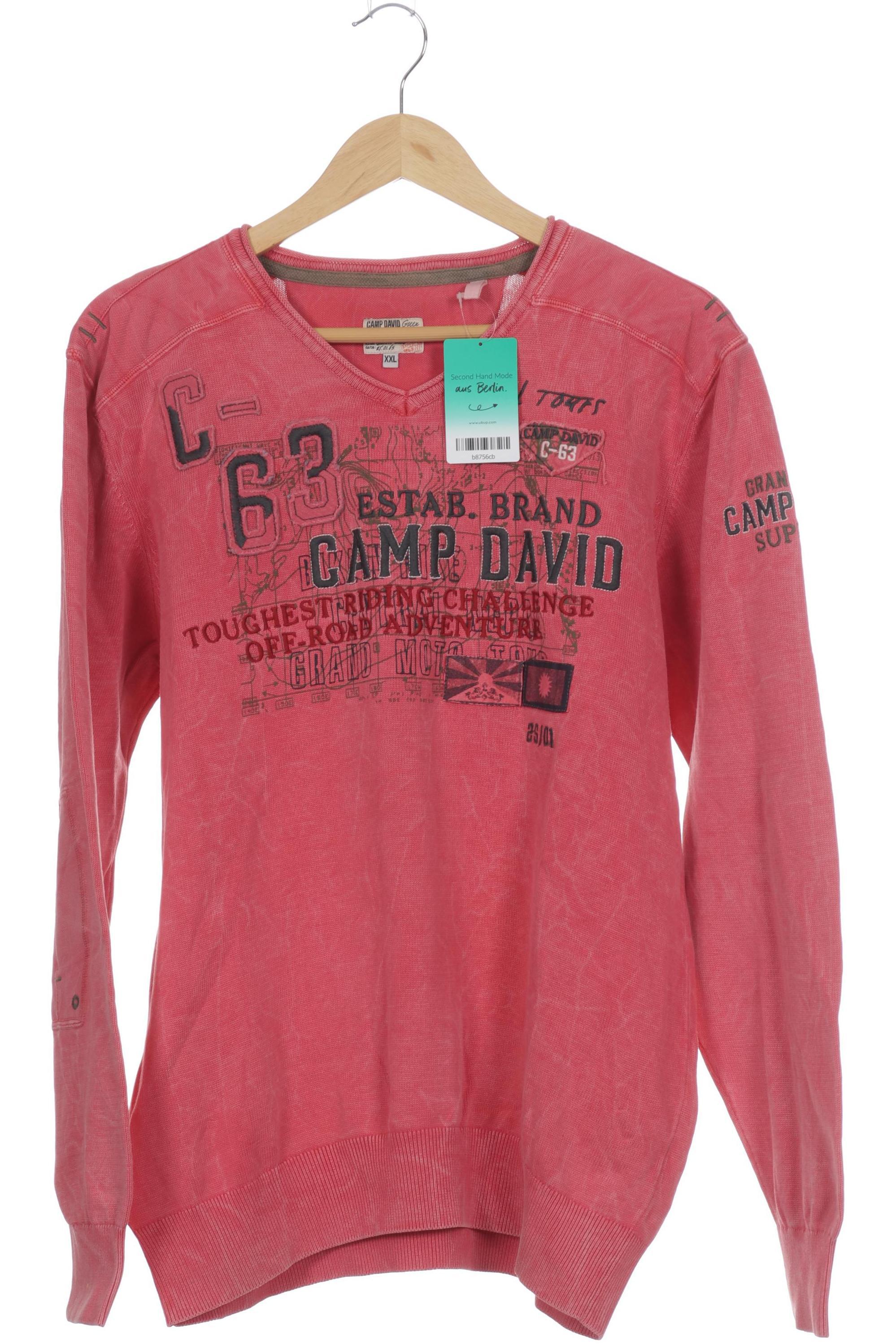 

Camp David Herren Pullover, rot, Gr.