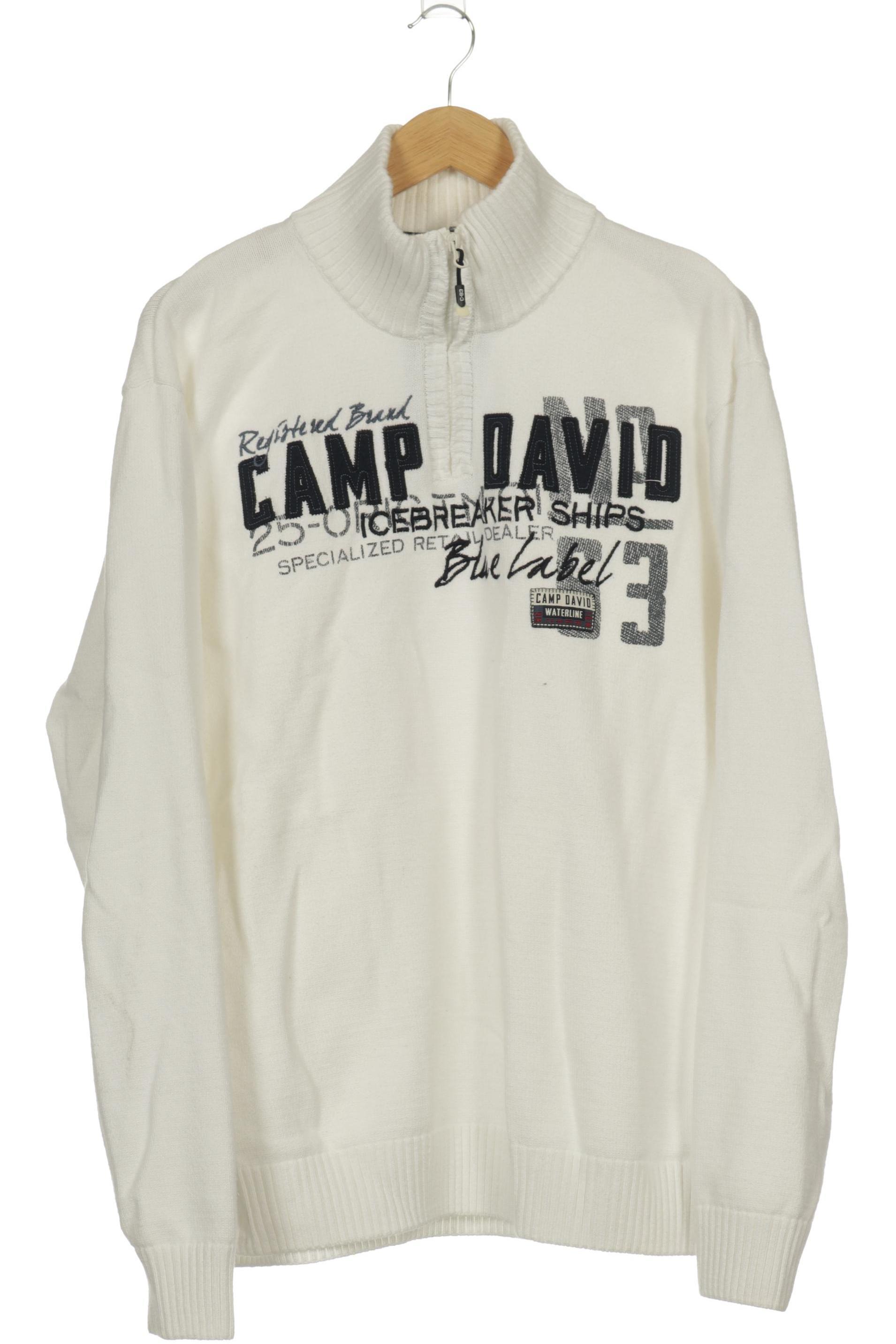 

Camp David Herren Pullover, weiß, Gr.