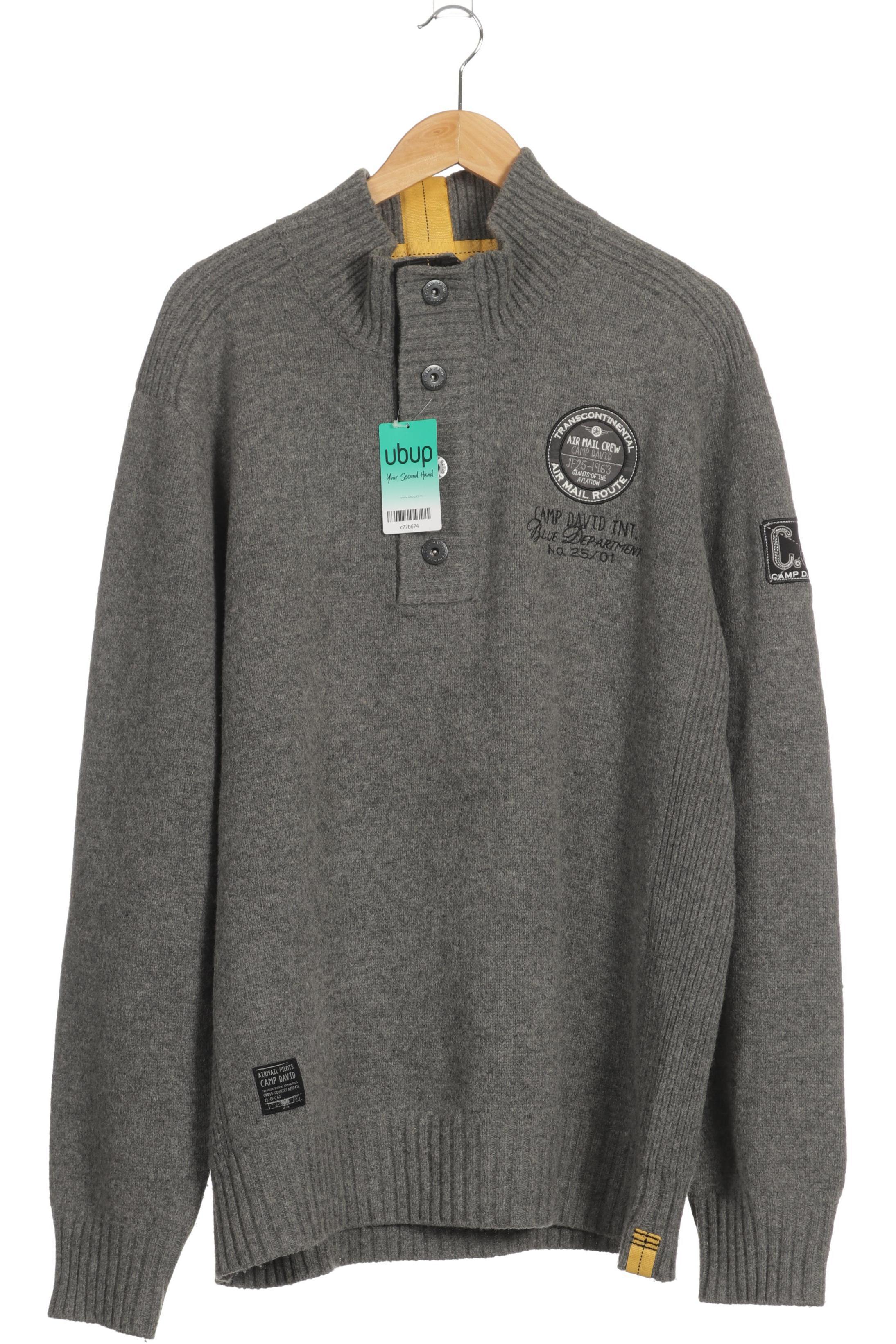 

Camp David Herren Pullover, grau, Gr.