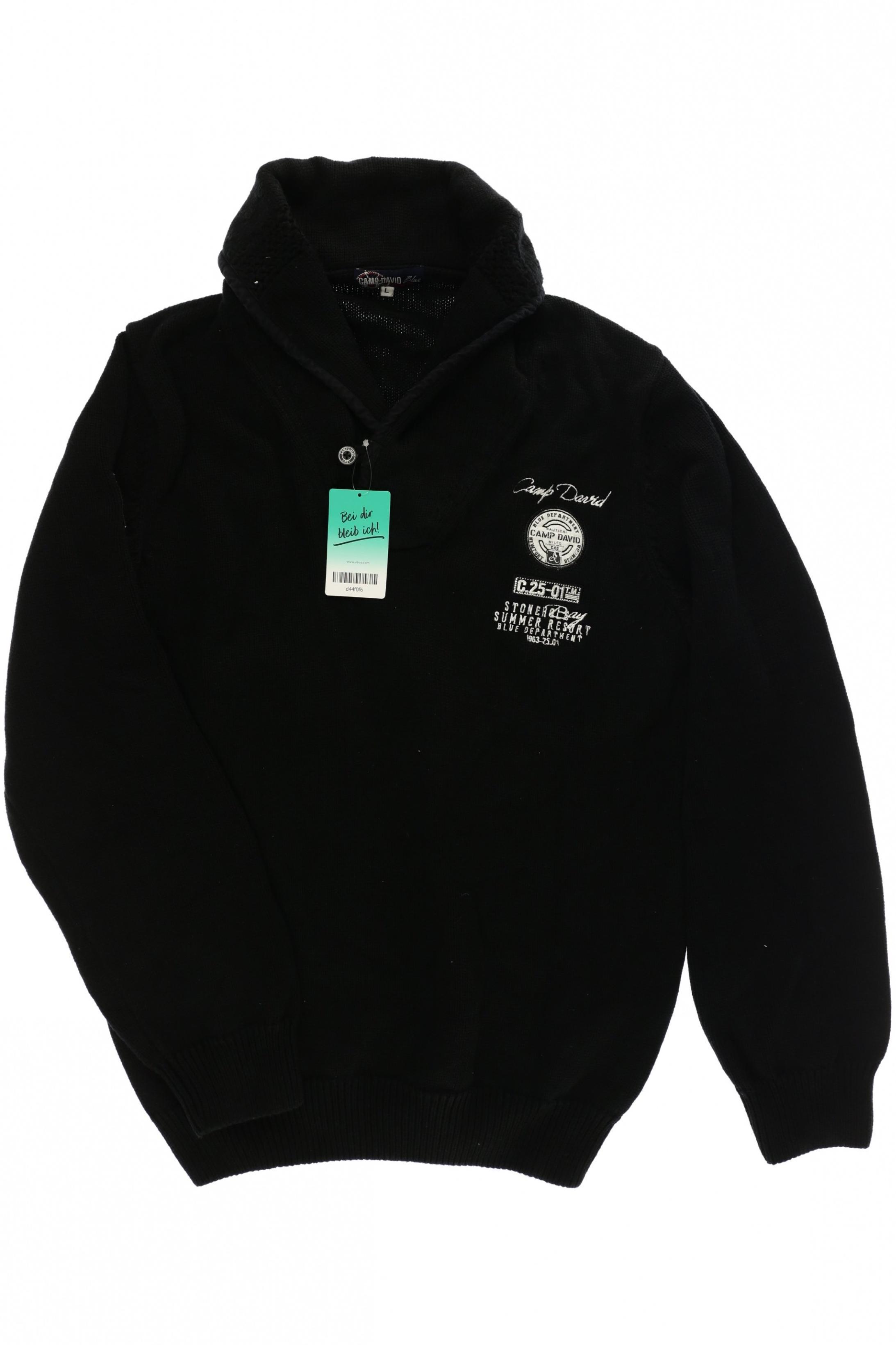 

Camp David Herren Pullover, schwarz, Gr.