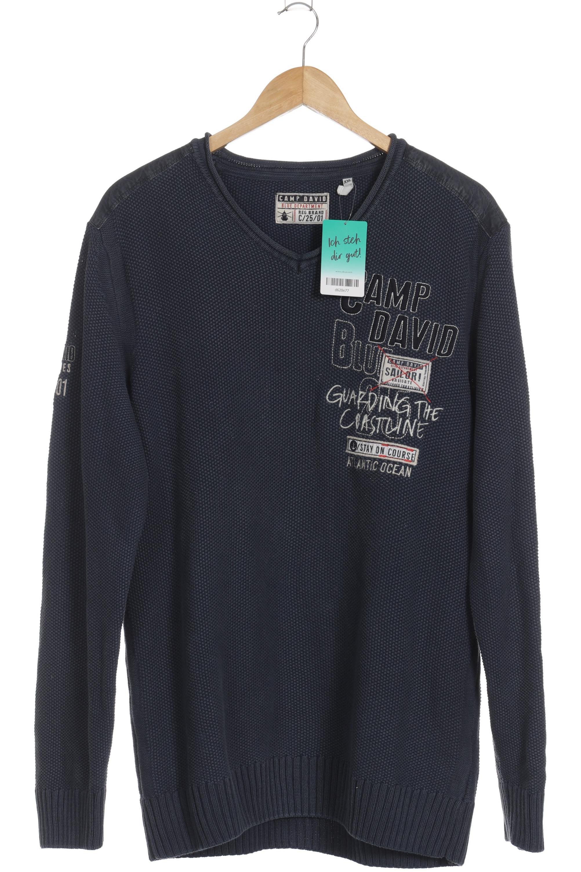 

Camp David Herren Pullover, blau, Gr.