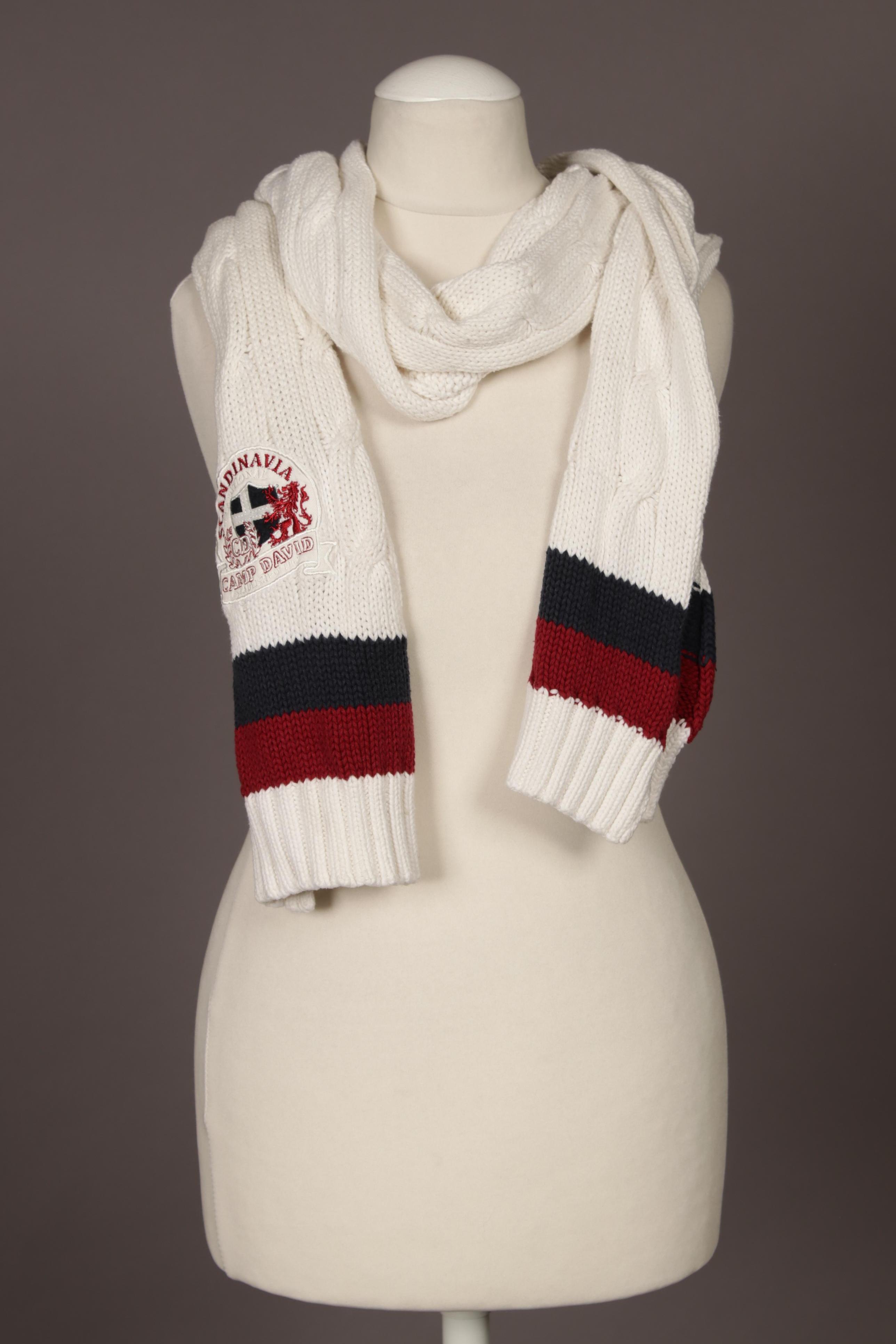 

Camp David Herren Schal, weiß, Gr.