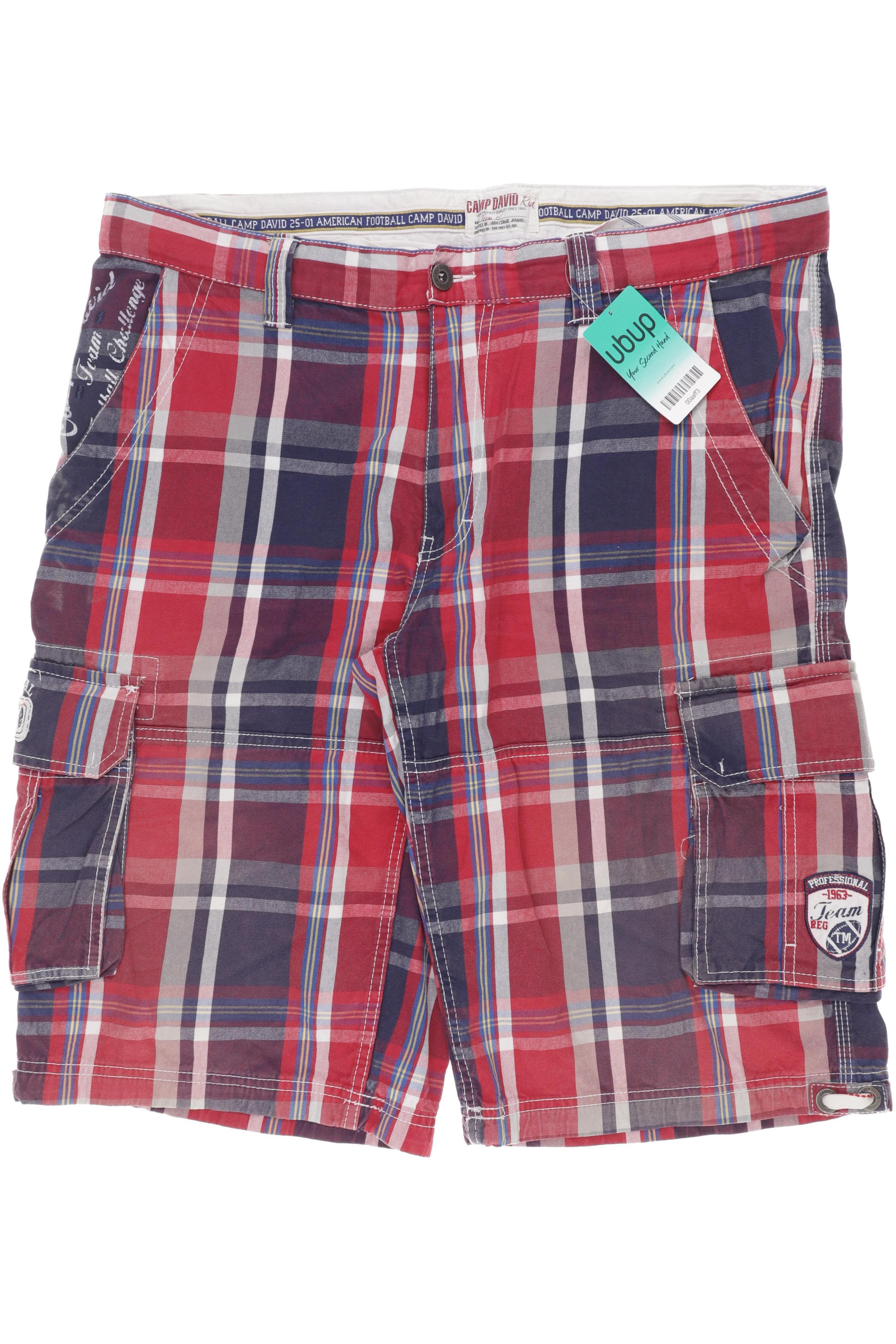 

Camp David Herren Shorts, rot, Gr.