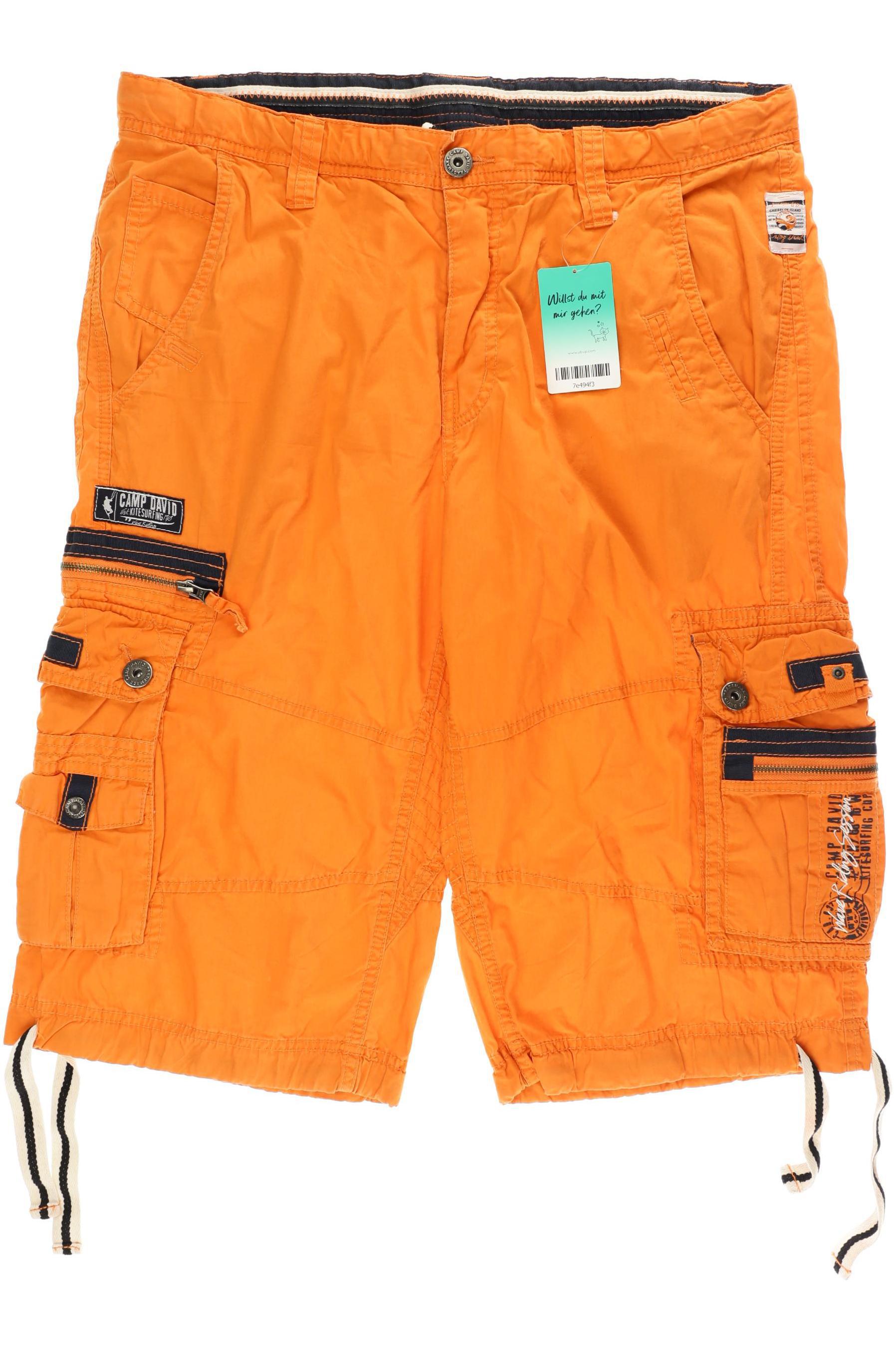Thumbnail - Camp David Herren Shorts, orange, Gr.