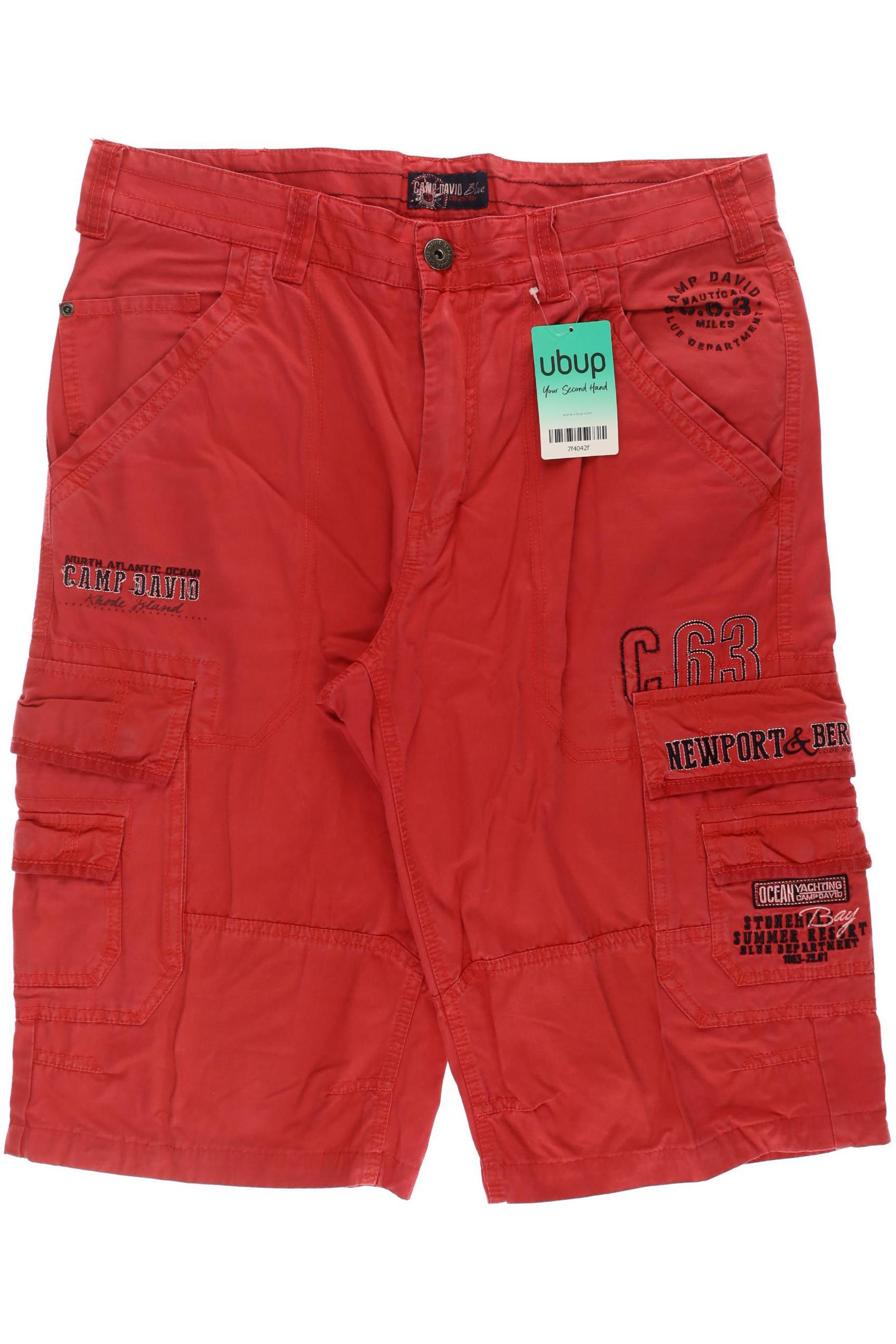 

Camp David Herren Shorts, rot, Gr.