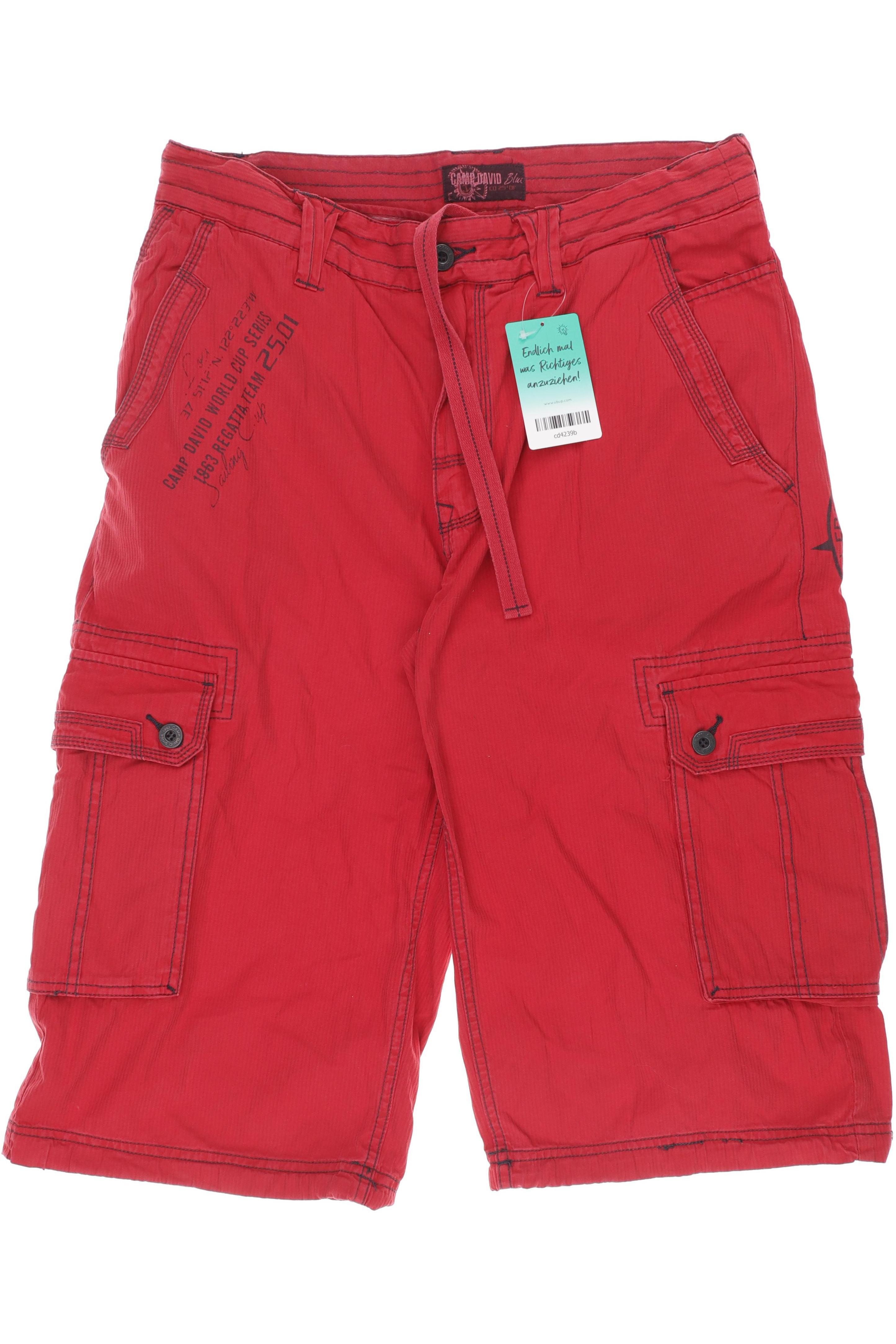

Camp David Herren Shorts, rot, Gr.
