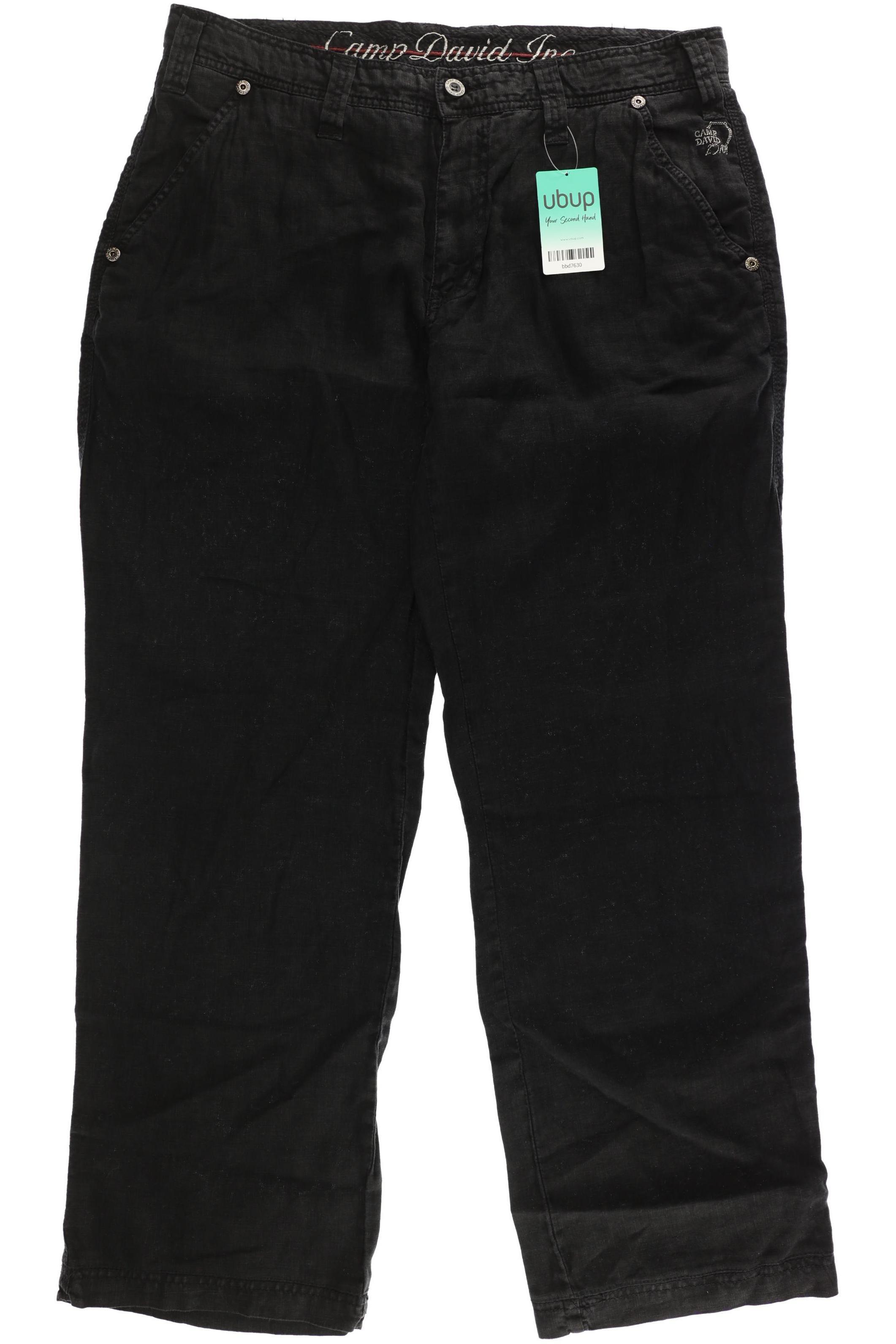 Thumbnail - Camp David Herren Stoffhose, schwarz, Gr.