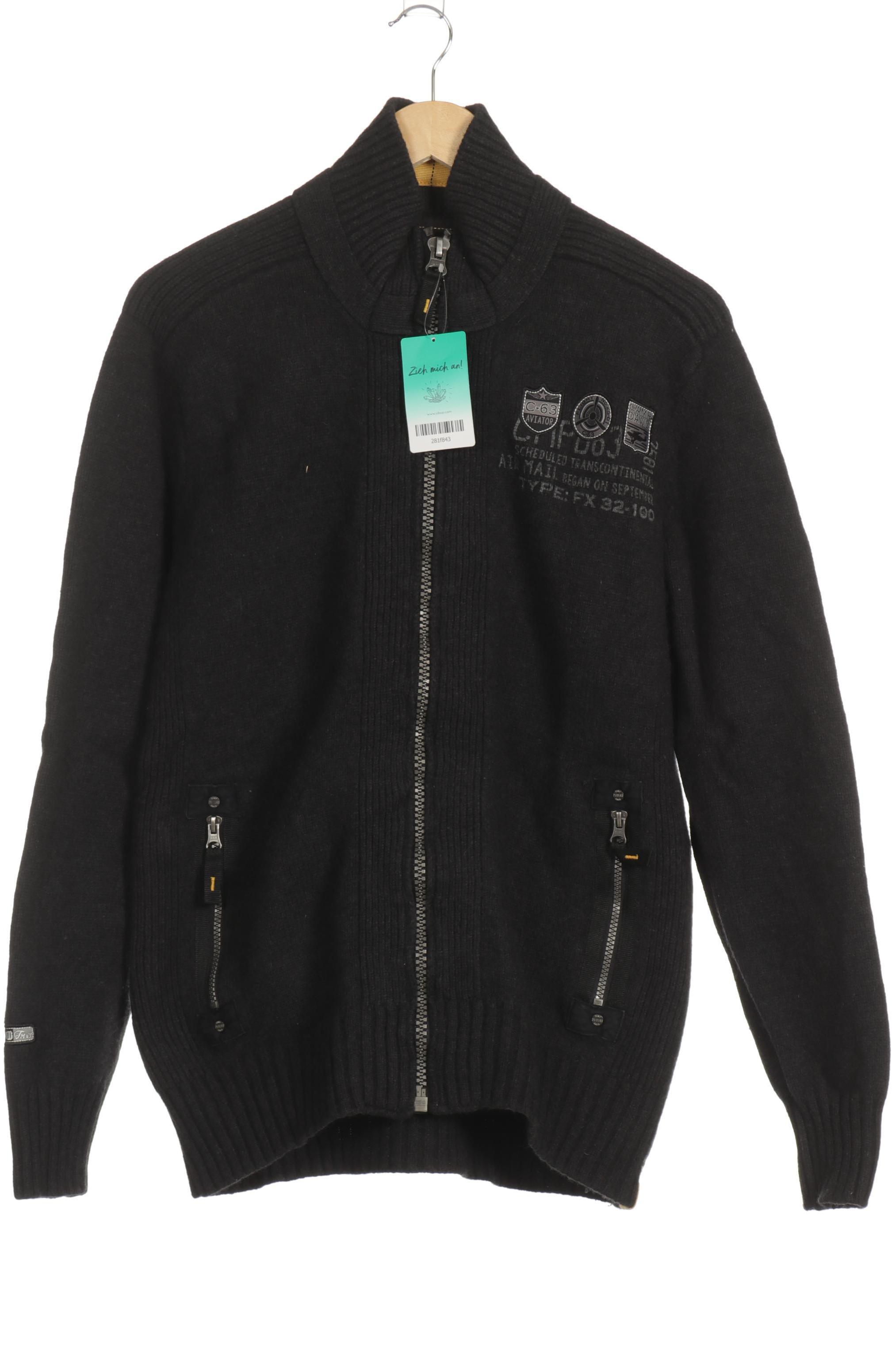 Thumbnail - Camp David Herren Strickjacke, schwarz, Gr.