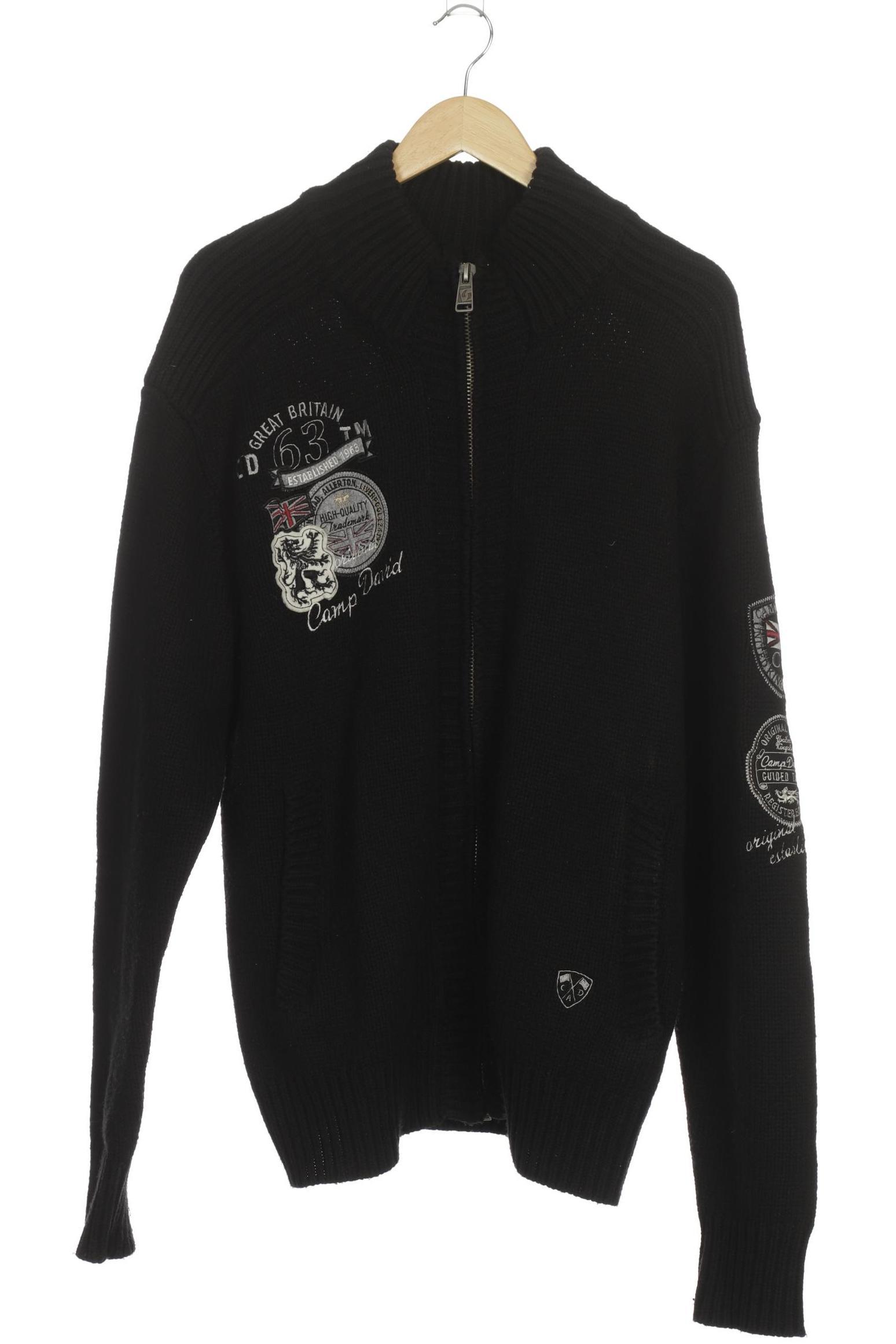 

Camp David Herren Strickjacke, schwarz, Gr.