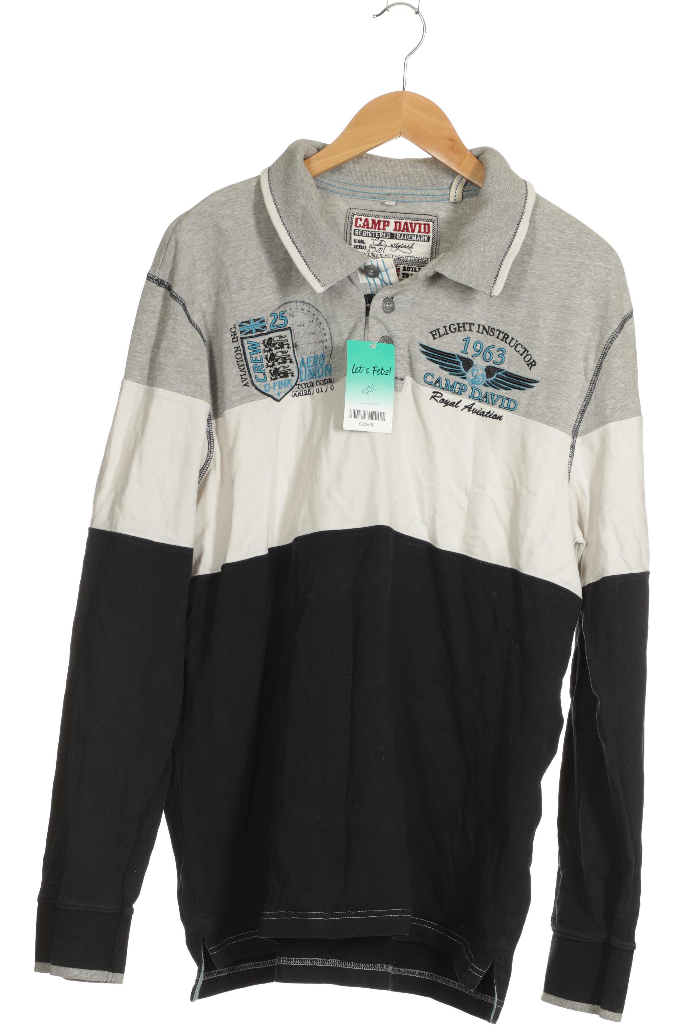 

Camp David Herren Poloshirt, blau, Gr.