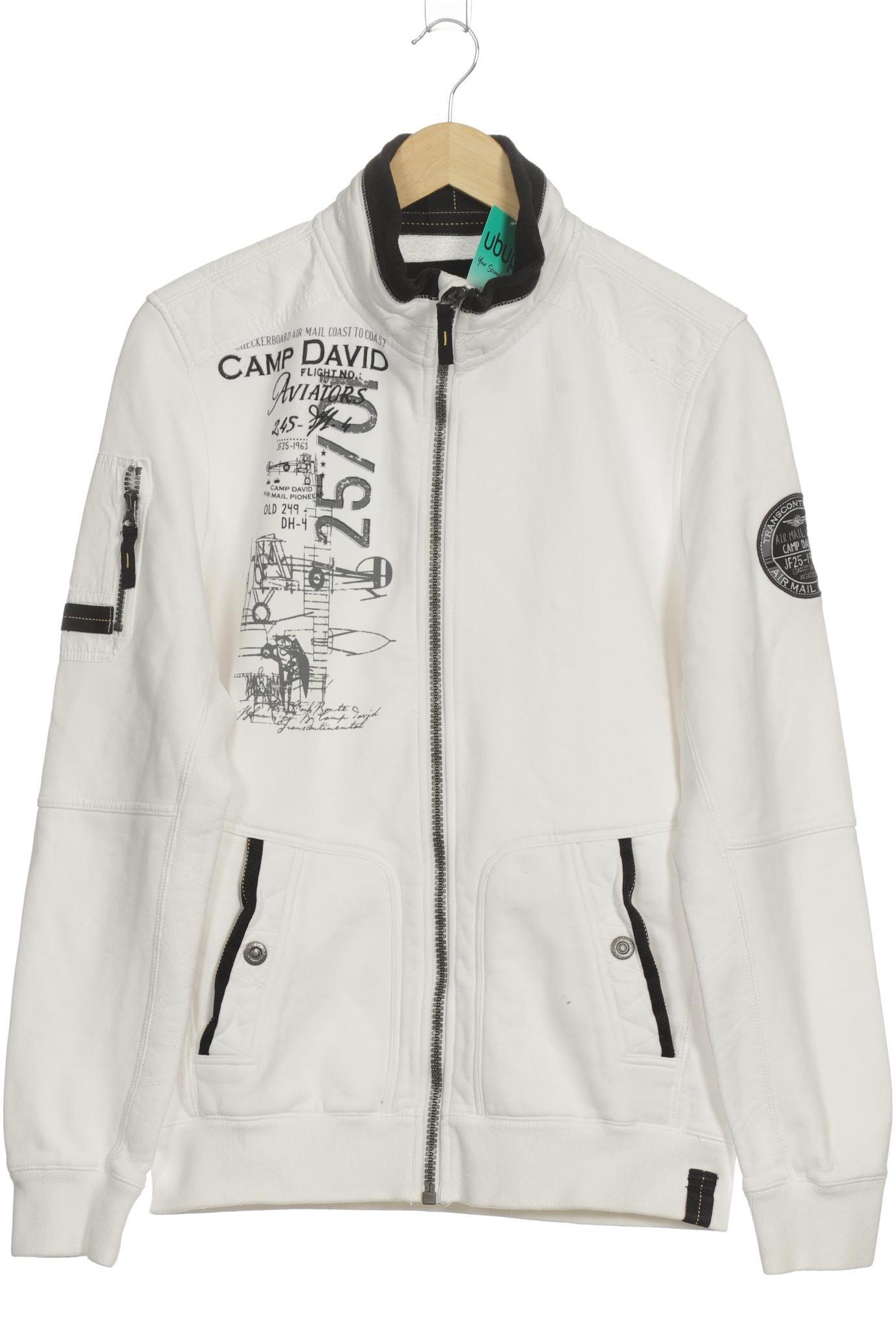 

Camp David Herren Sweatshirt, weiß, Gr.