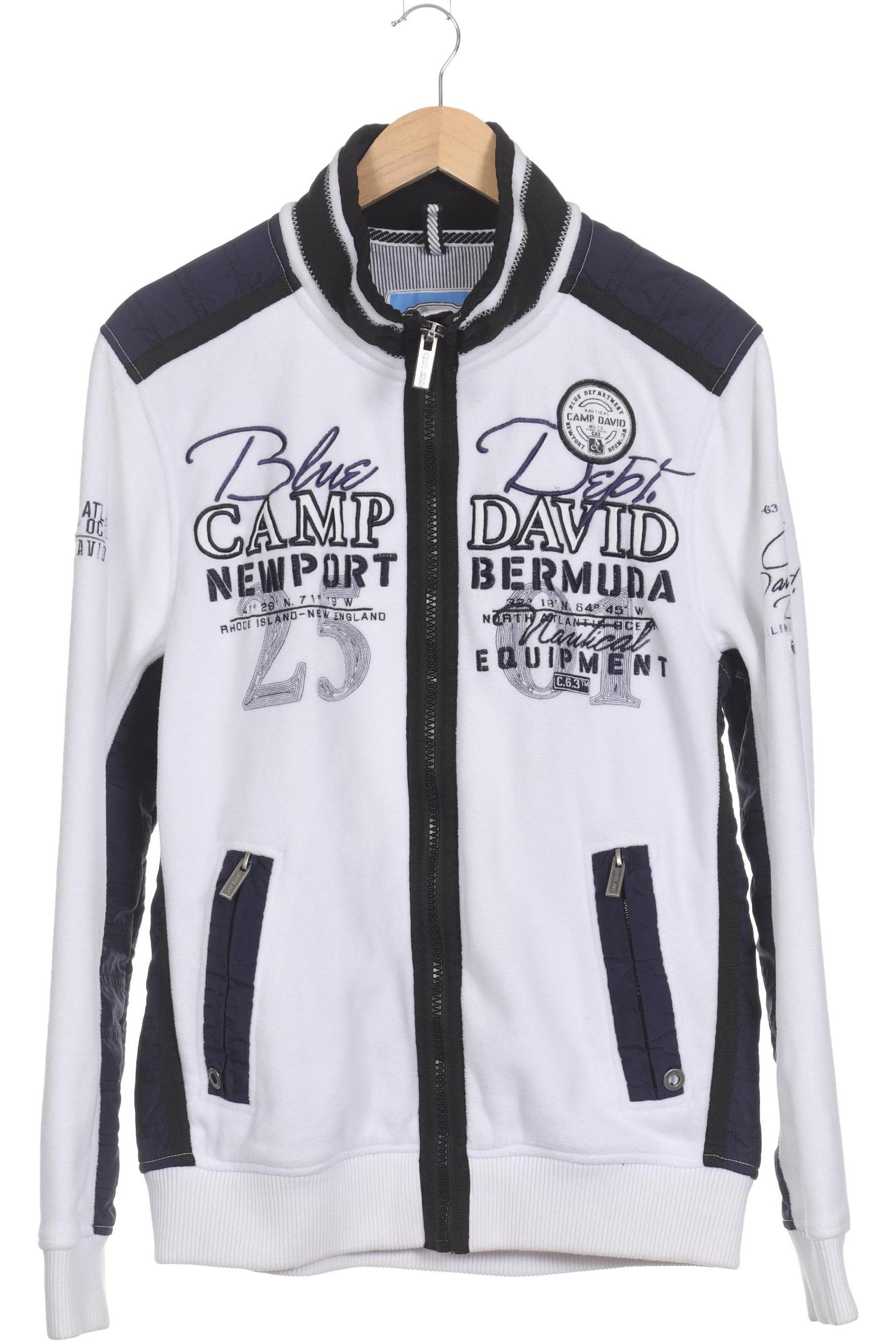 

Camp David Herren Sweatshirt, weiß, Gr.