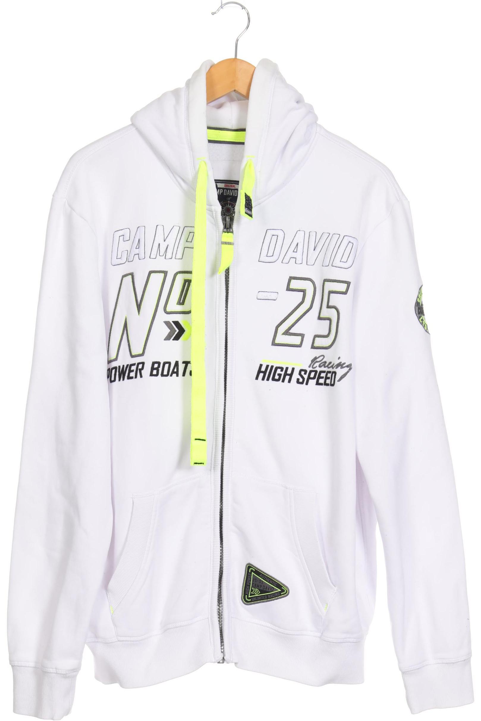 

Camp David Herren Kapuzenpullover, weiß, Gr.