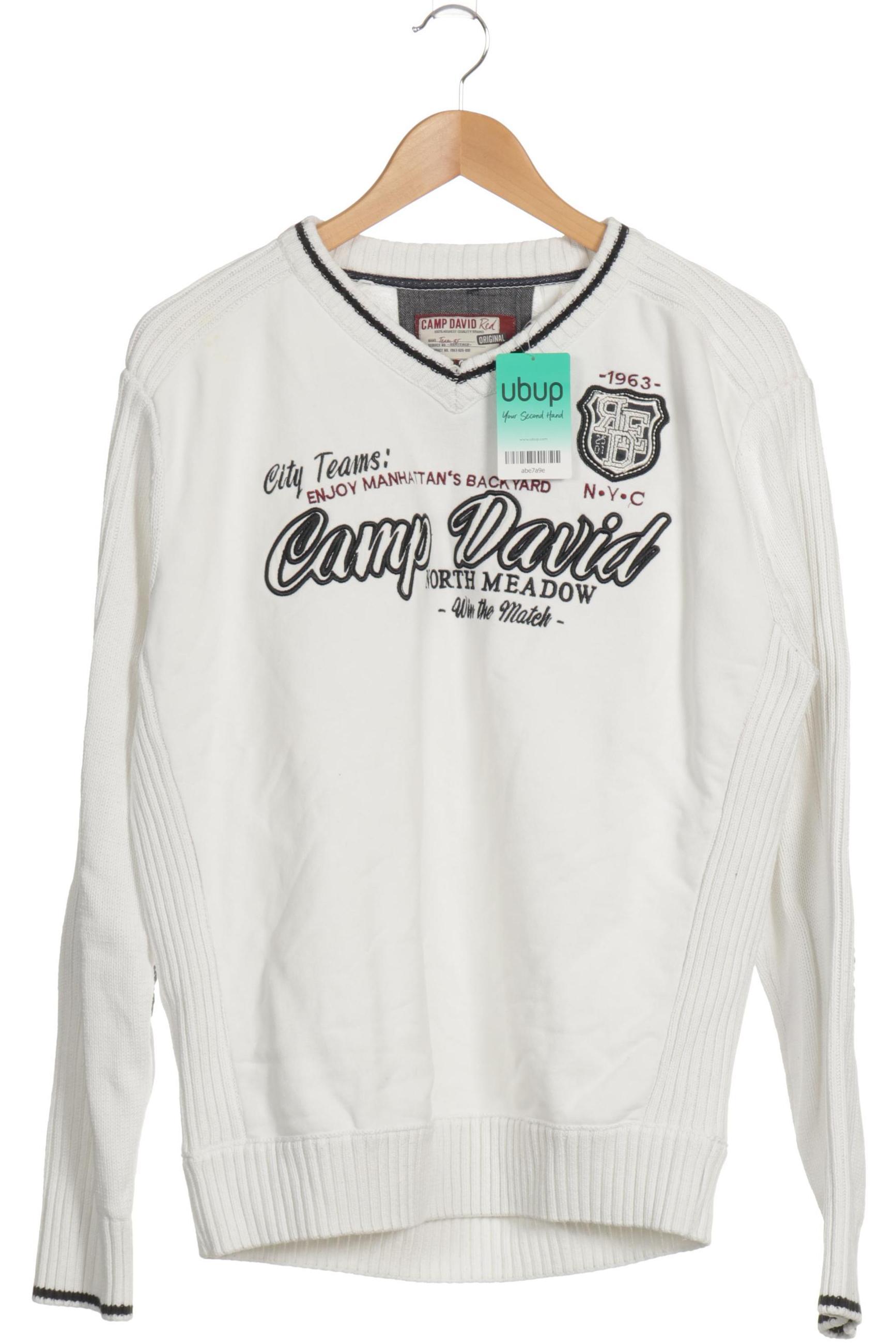 

Camp David Herren Sweatshirt, weiß, Gr.