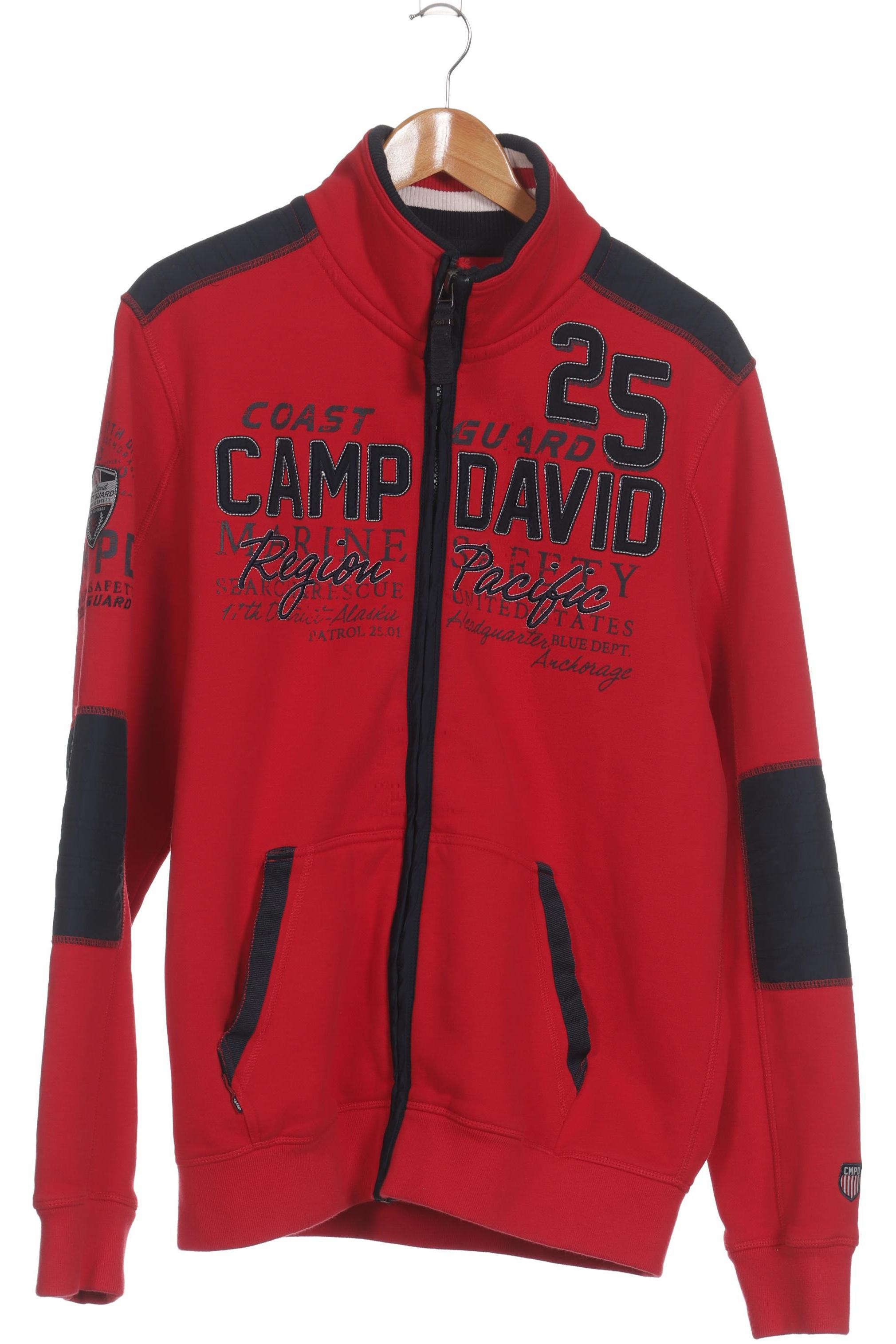 

Camp David Herren Sweatshirt, rot, Gr.