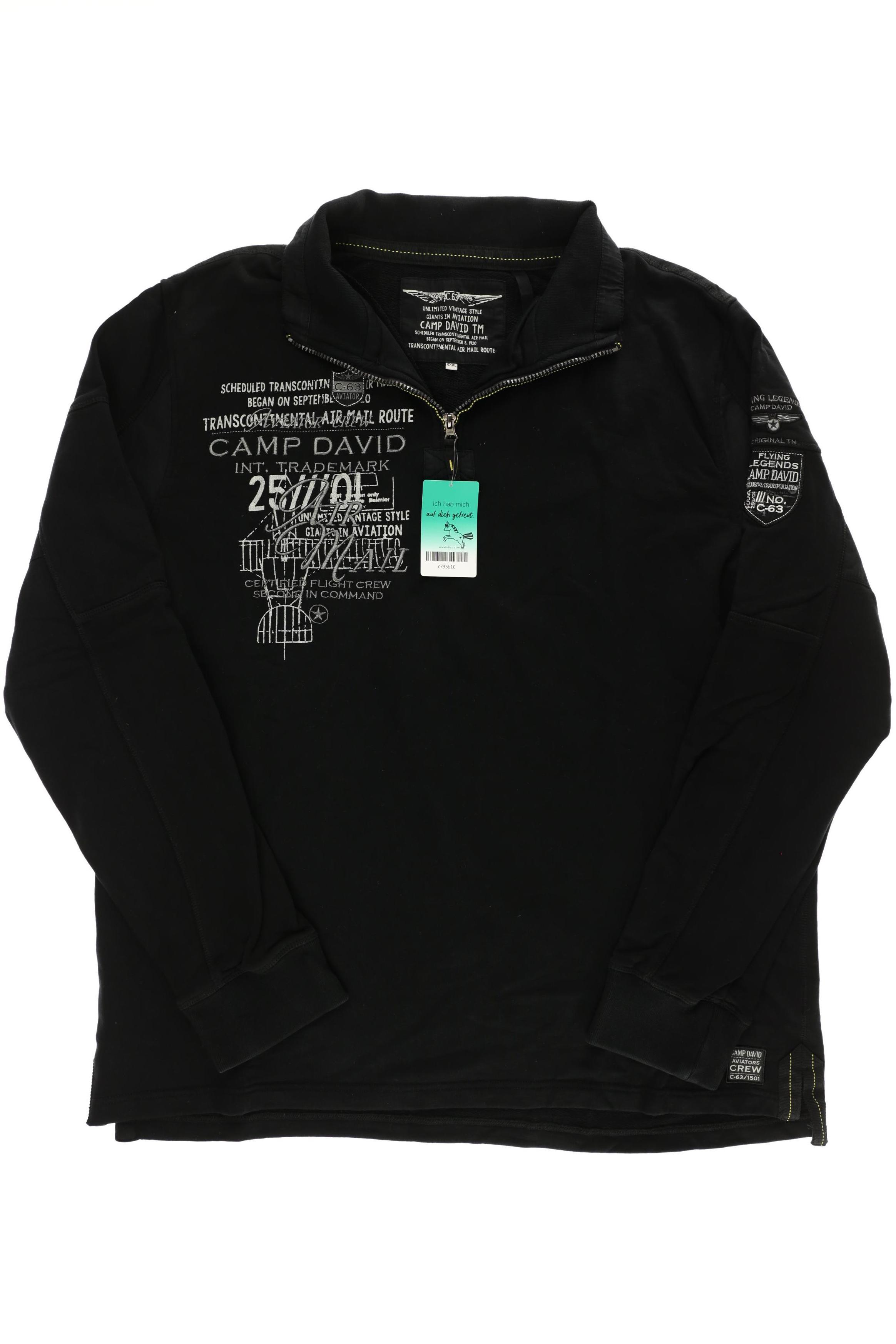 

Camp David Herren Sweatshirt, schwarz, Gr.