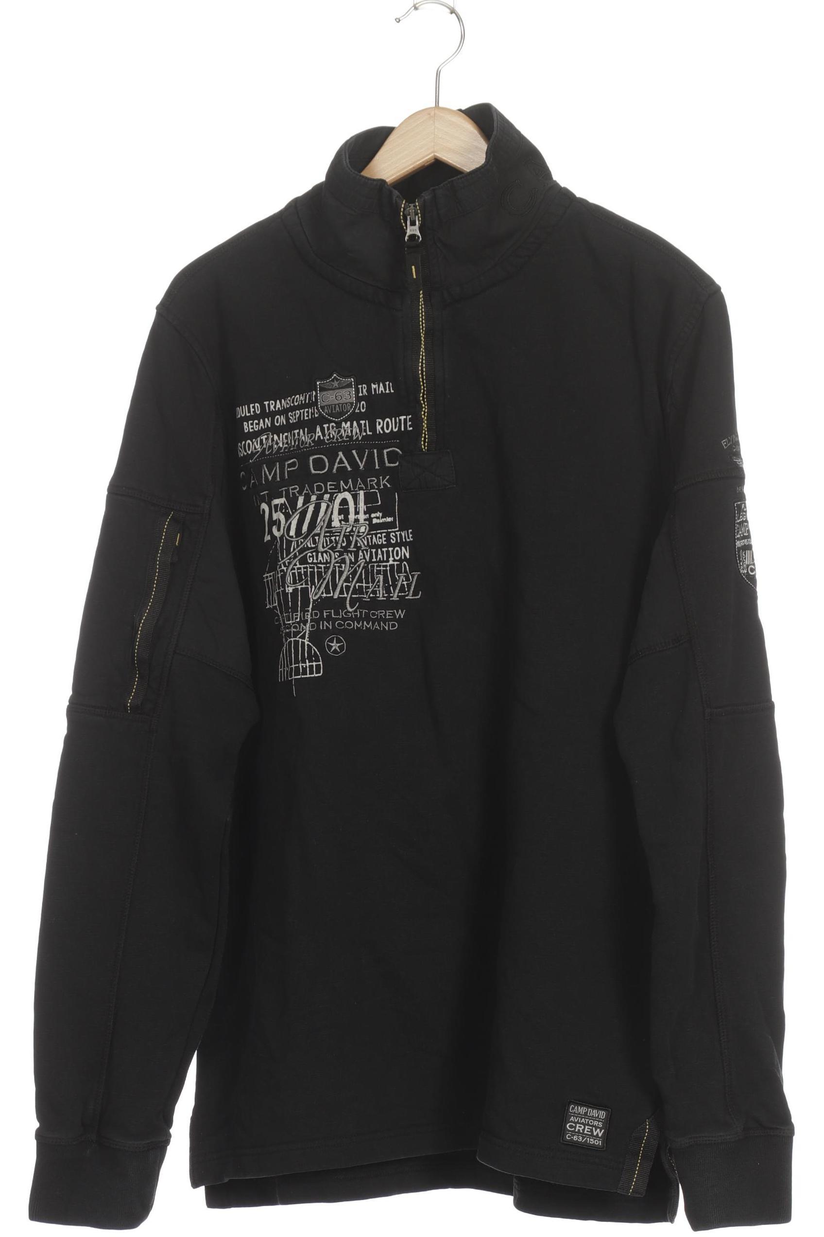 

Camp David Herren Sweatshirt, schwarz, Gr.