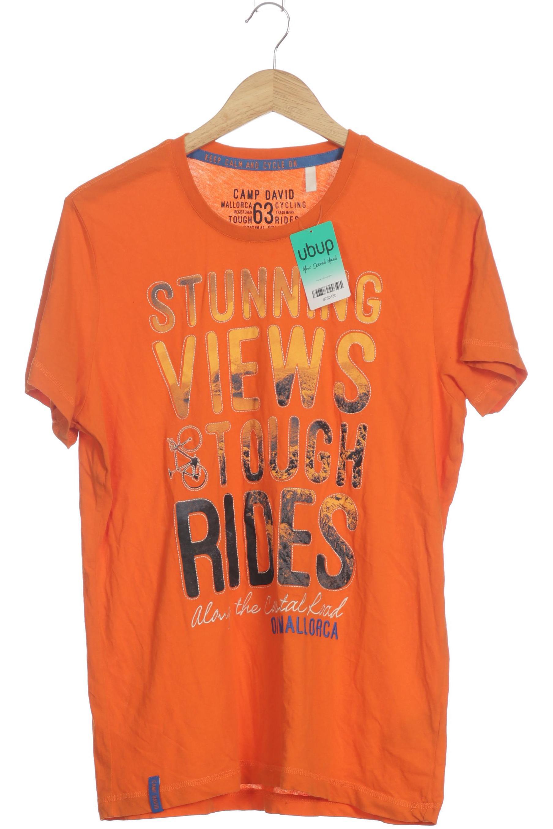 Thumbnail - Camp David Herren T-Shirt, orange, Gr.