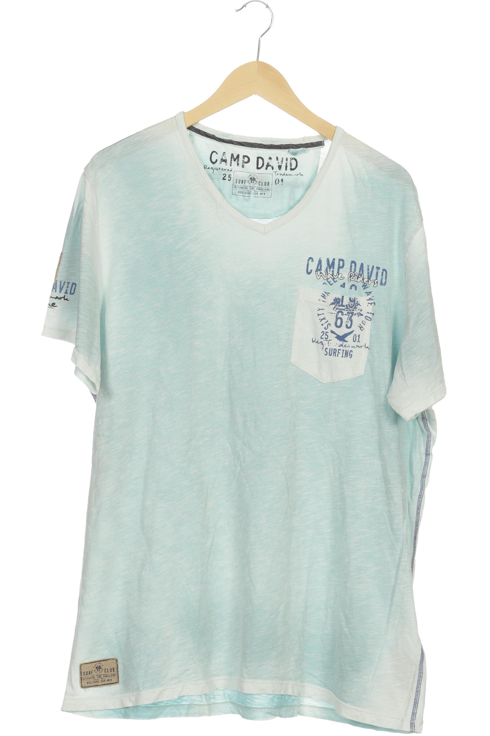 

Camp David Herren T-Shirt, blau, Gr.