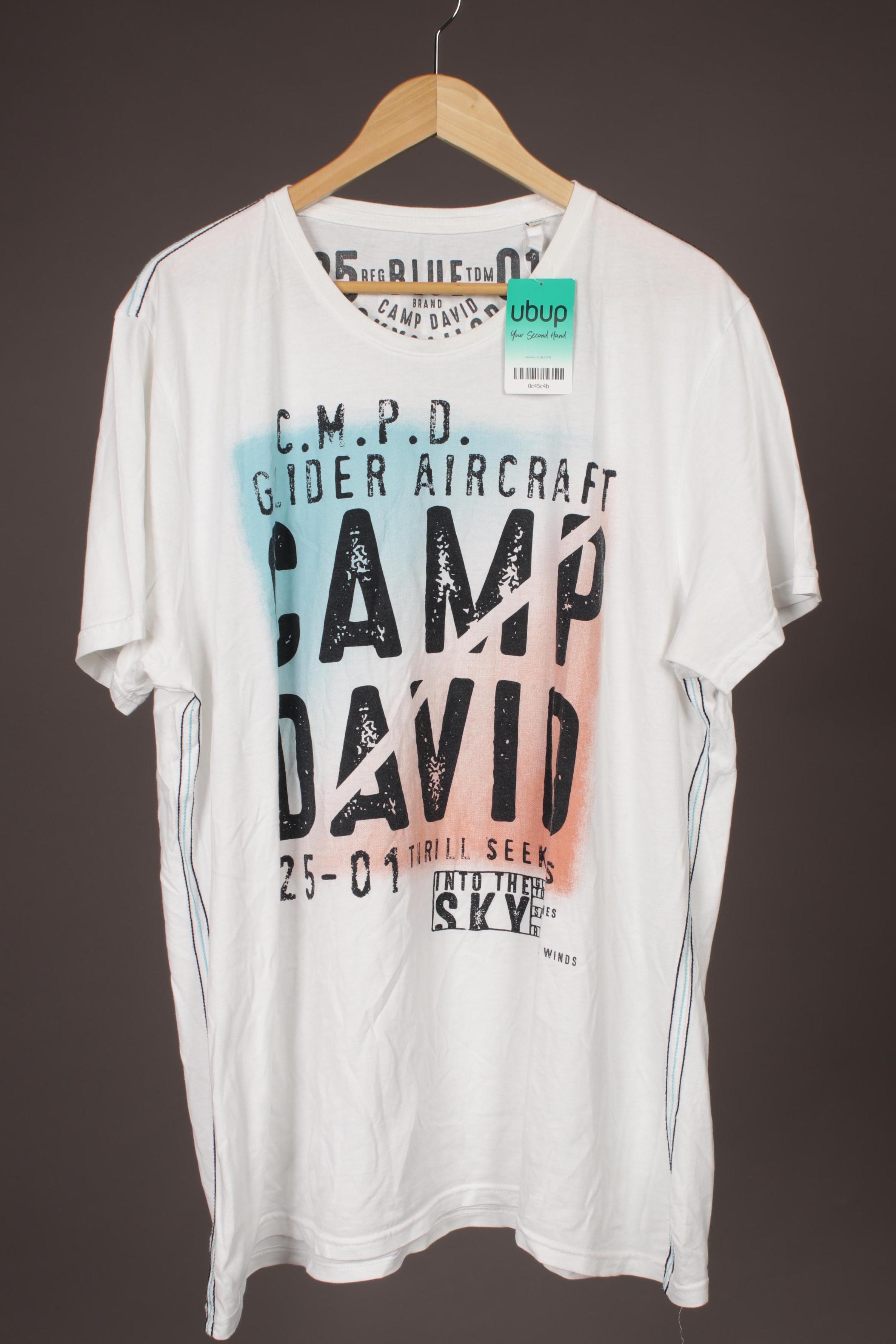

Camp David Herren T-Shirt, weiß, Gr.