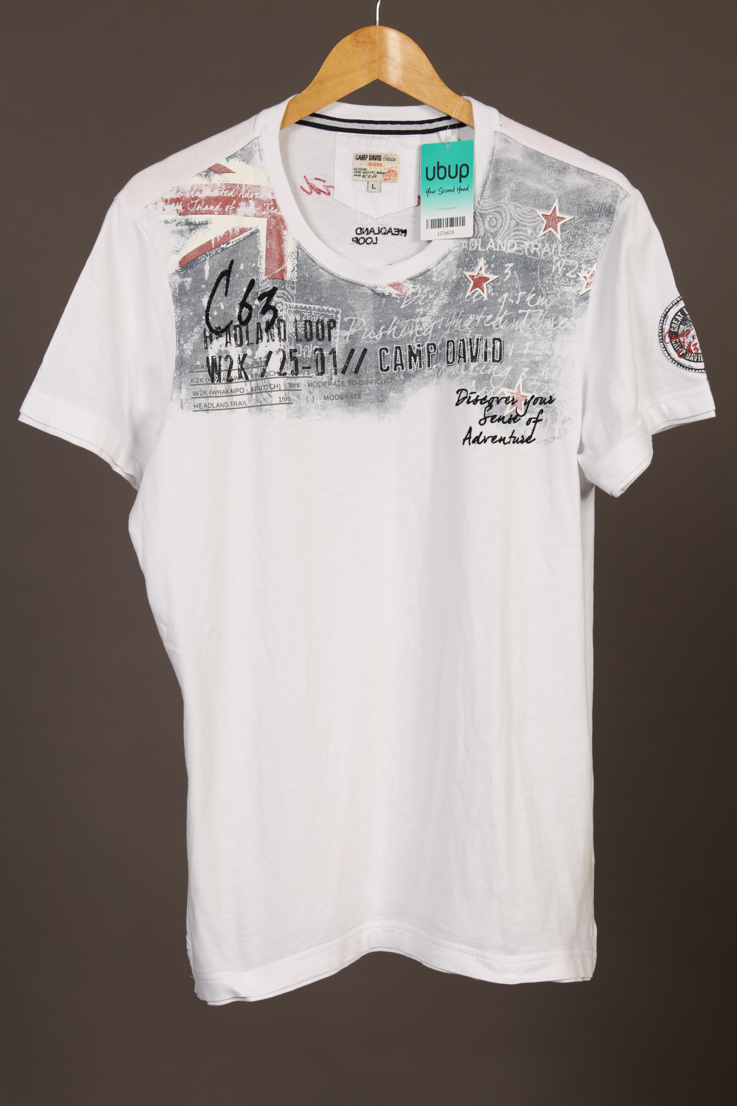 

Camp David Herren T-Shirt, weiß, Gr.