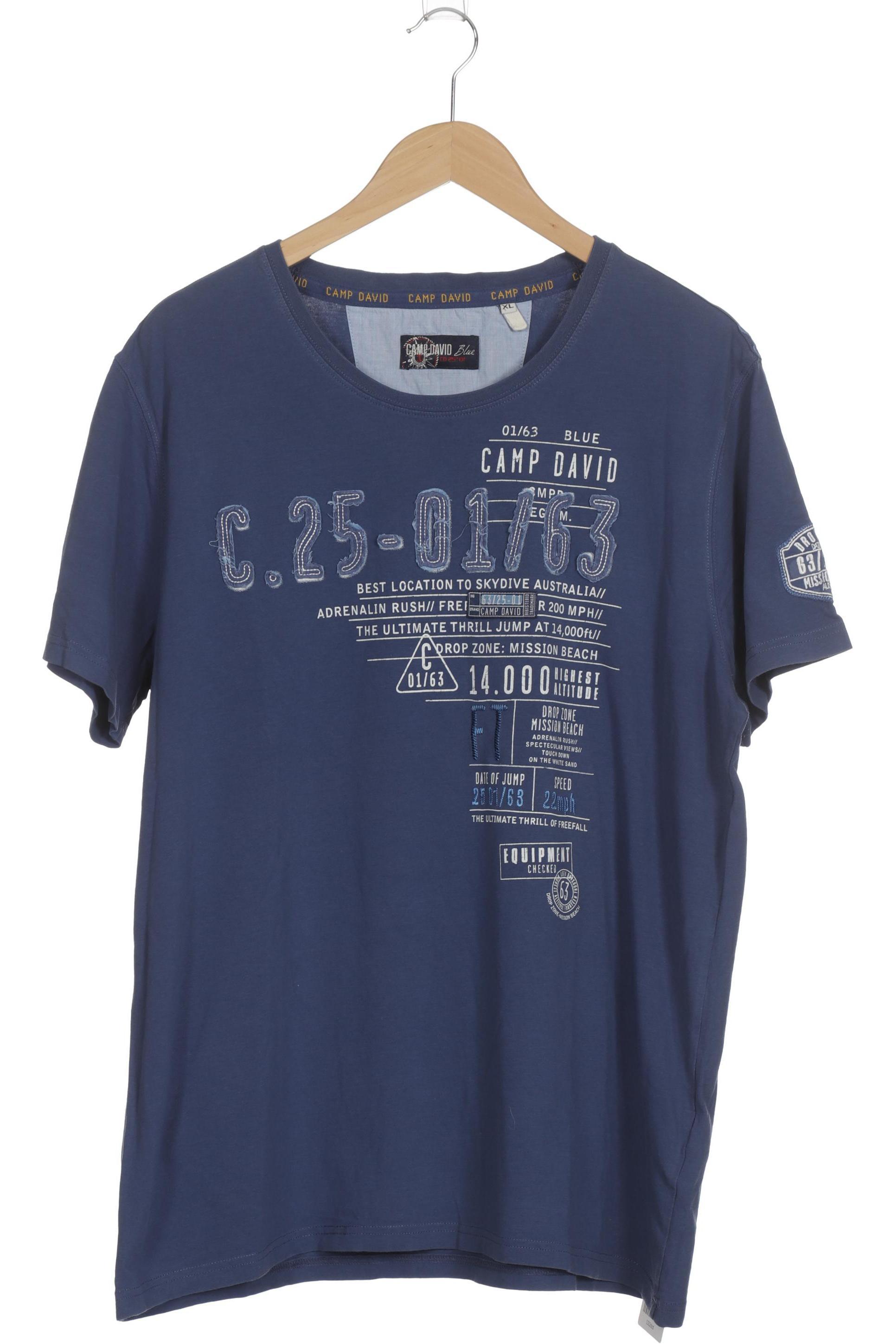 

Camp David Herren T-Shirt, blau, Gr.